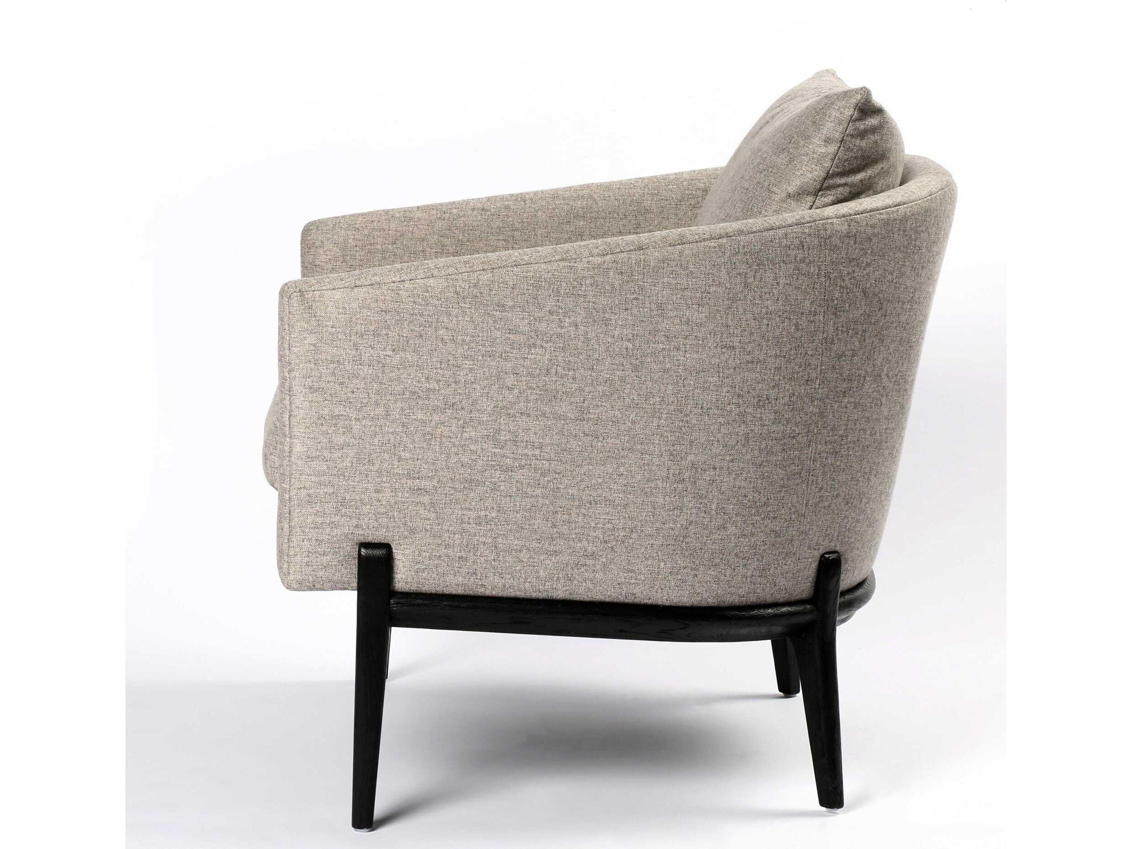 Four Hands Abbott Copeland Gray Fabric Accent Chair