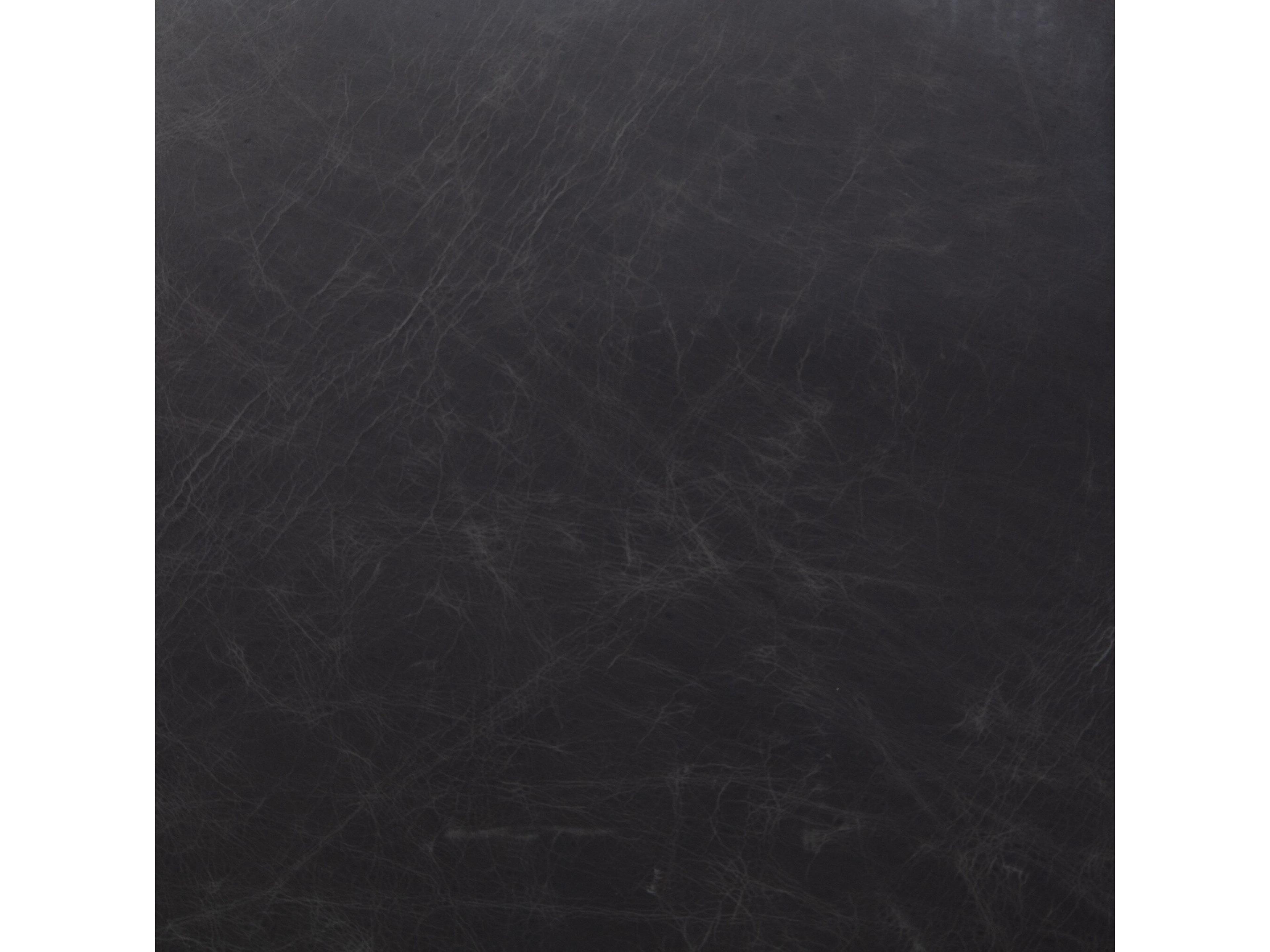 Four Hands Abbott Black Leather Swivel Computer Office Chair