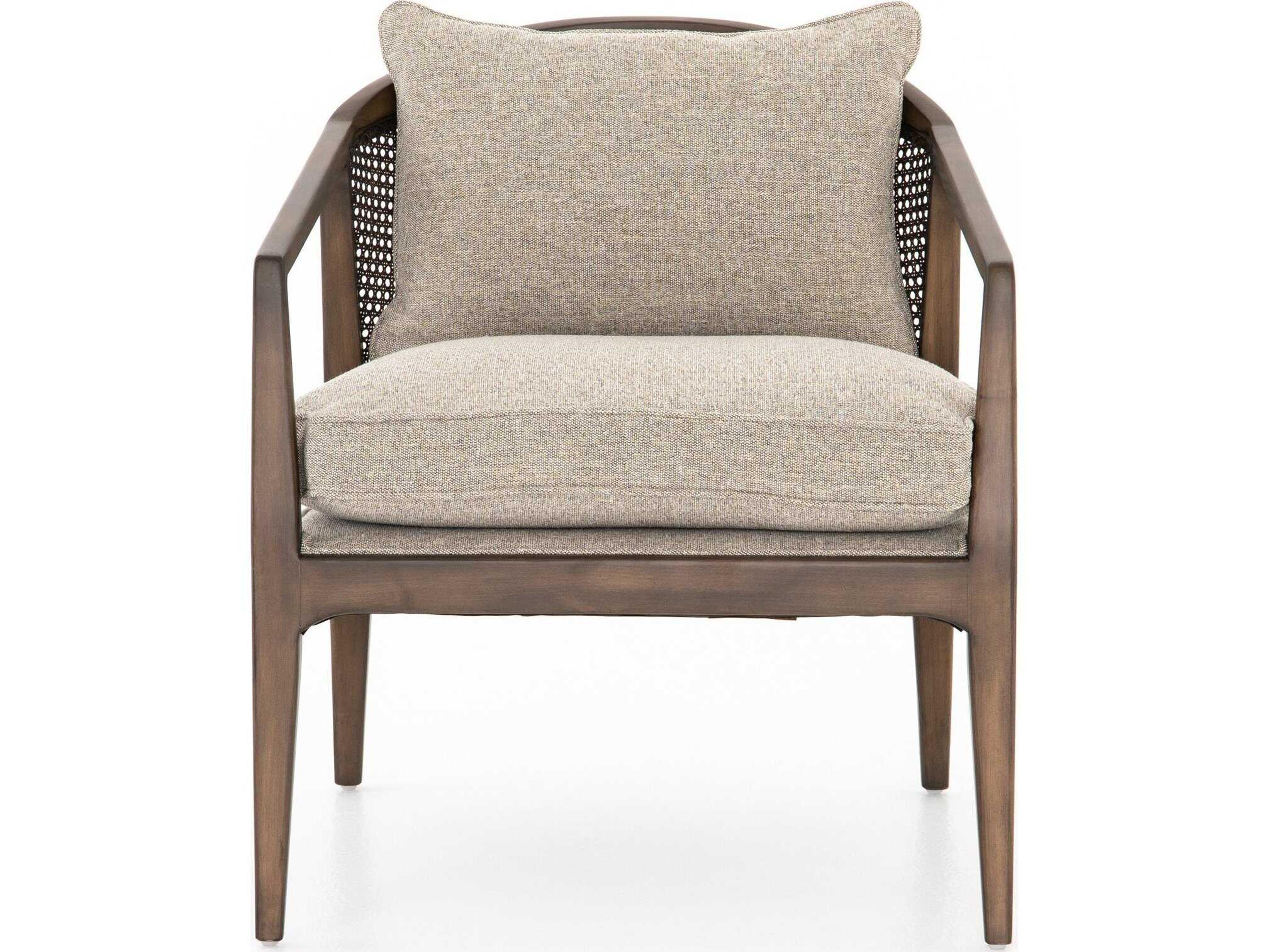 Four Hands Abbott Alexandria Brown Fabric Accent Chair