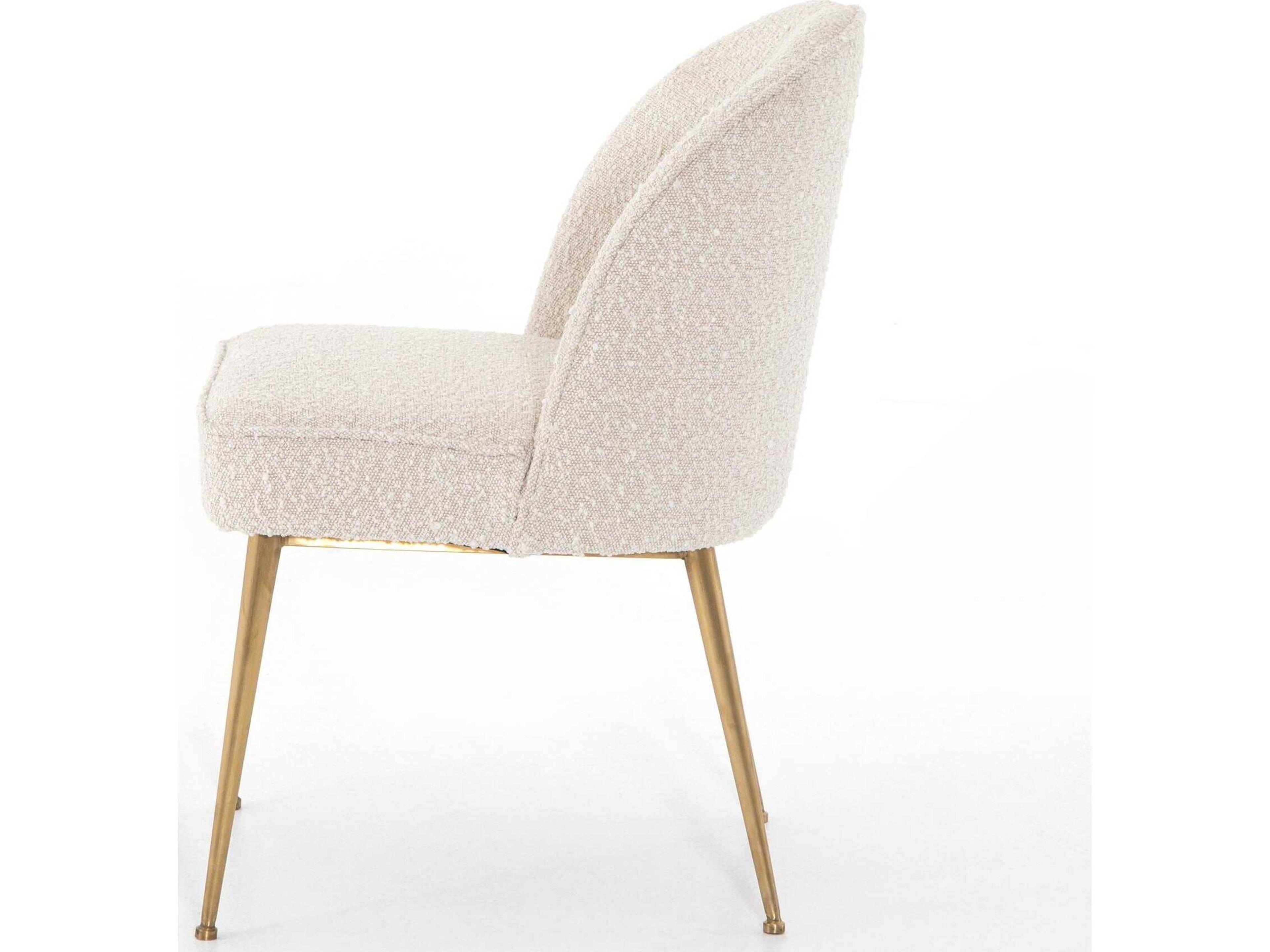 Four Hands Ashford Jolin Beige Upholstered Side Dining Chair