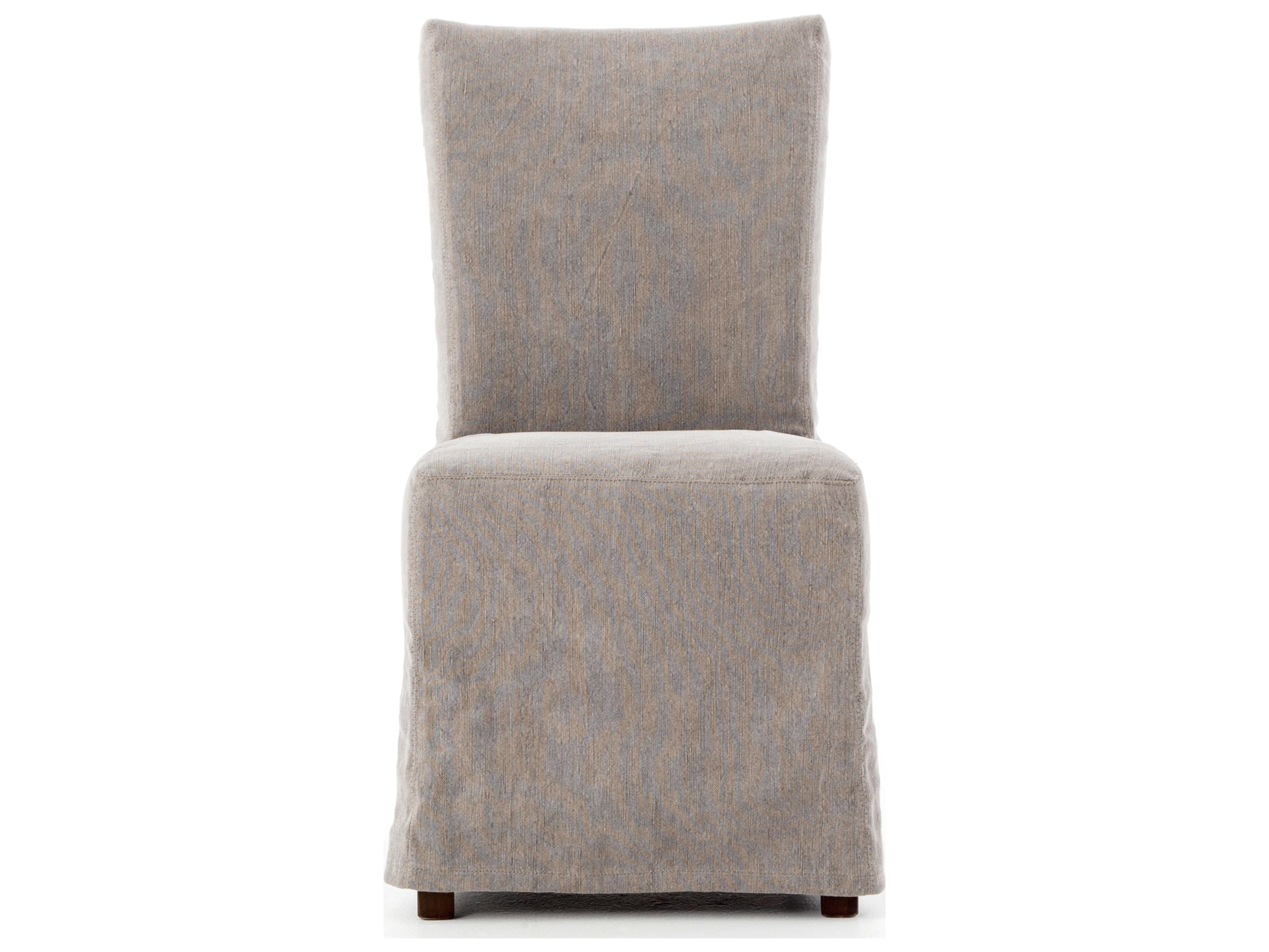 Luxecor Globetrotter Vista Birch Wood Gray Upholstered Side Dining Chair