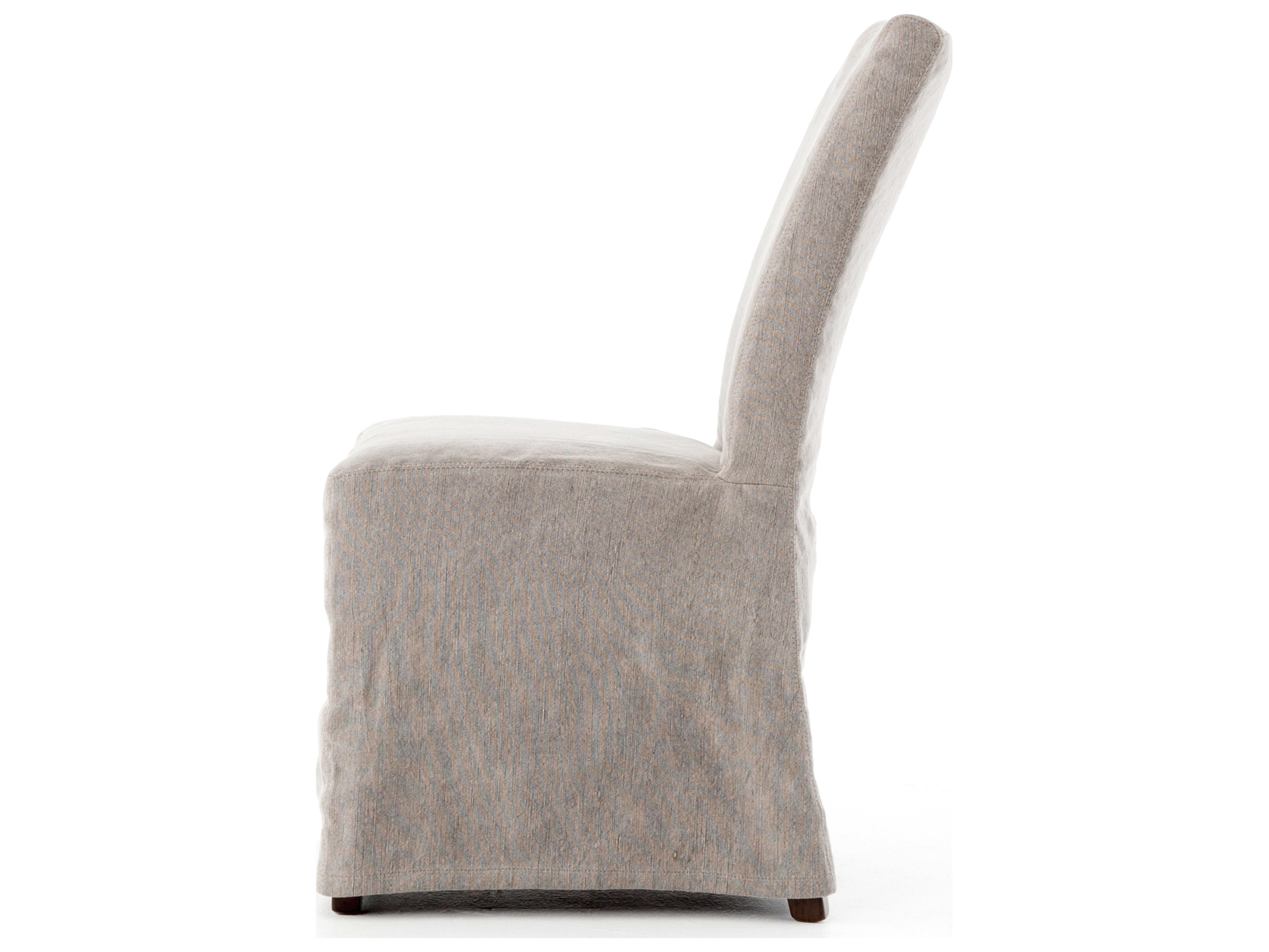 Luxecor Globetrotter Vista Birch Wood Gray Upholstered Side Dining Chair