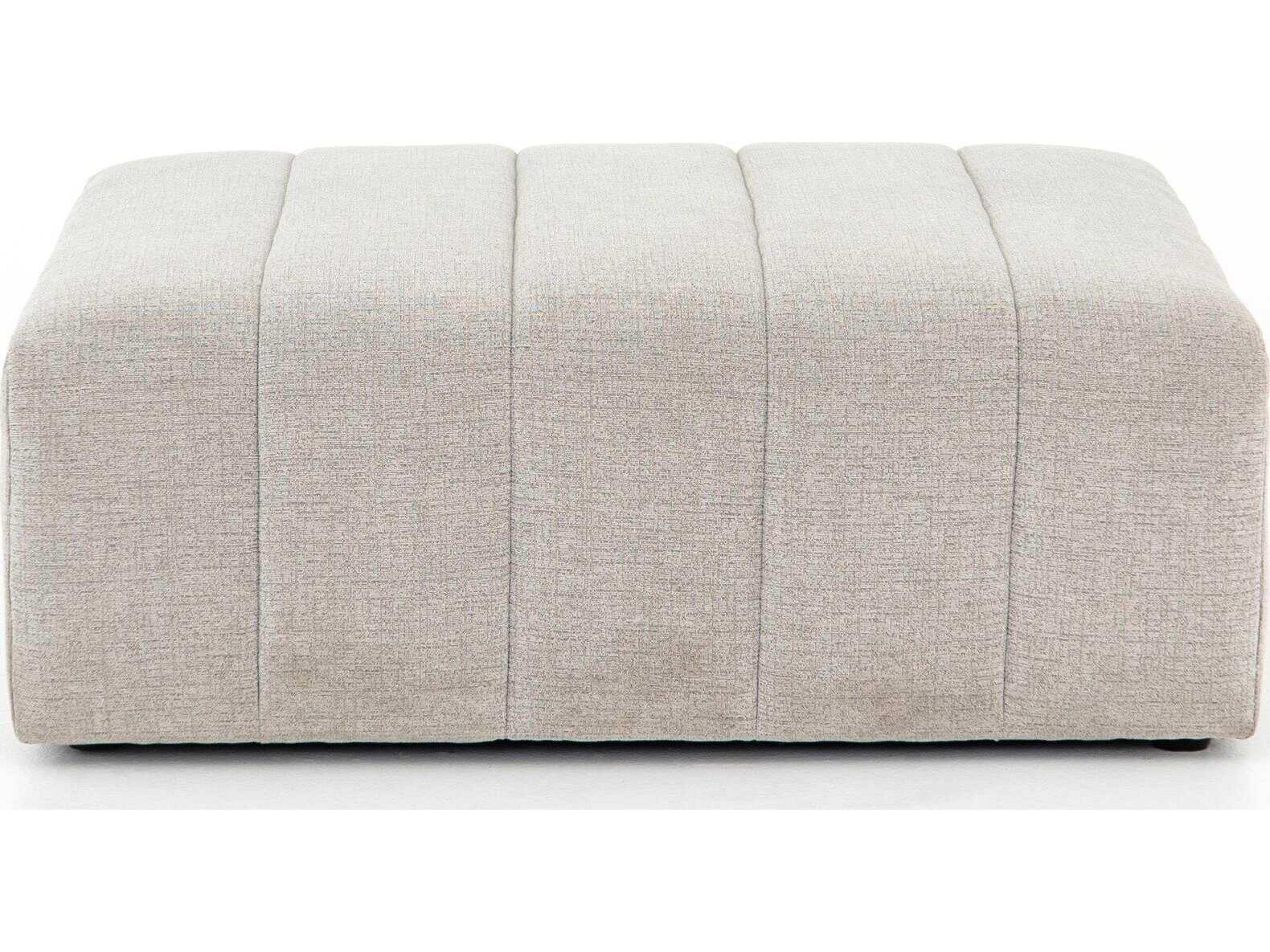 Four Hands Grayson Langham Napa Sandstone Upholstered Ottoman