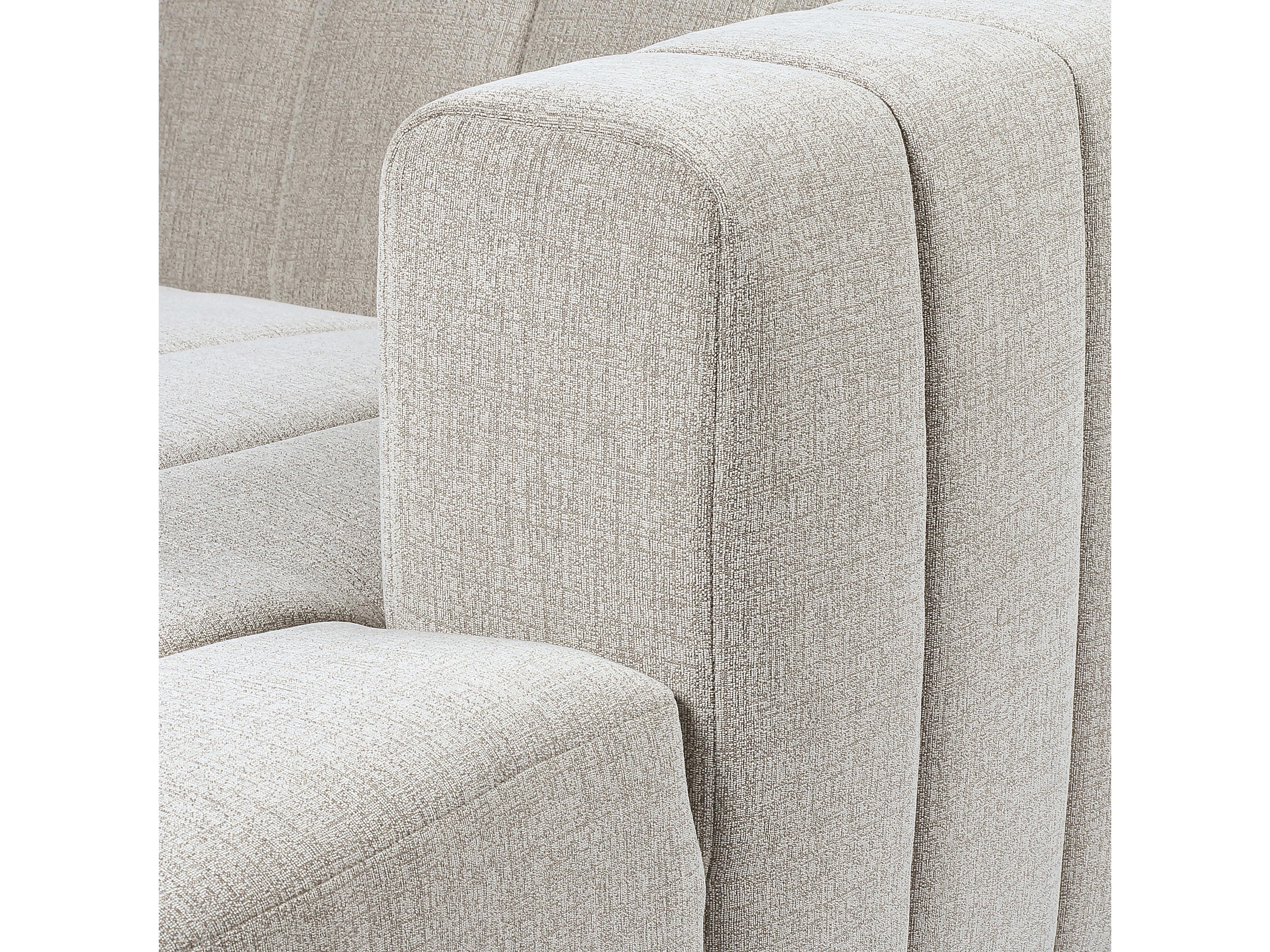 Four Hands Grayson Gray Fabric Modular Chair