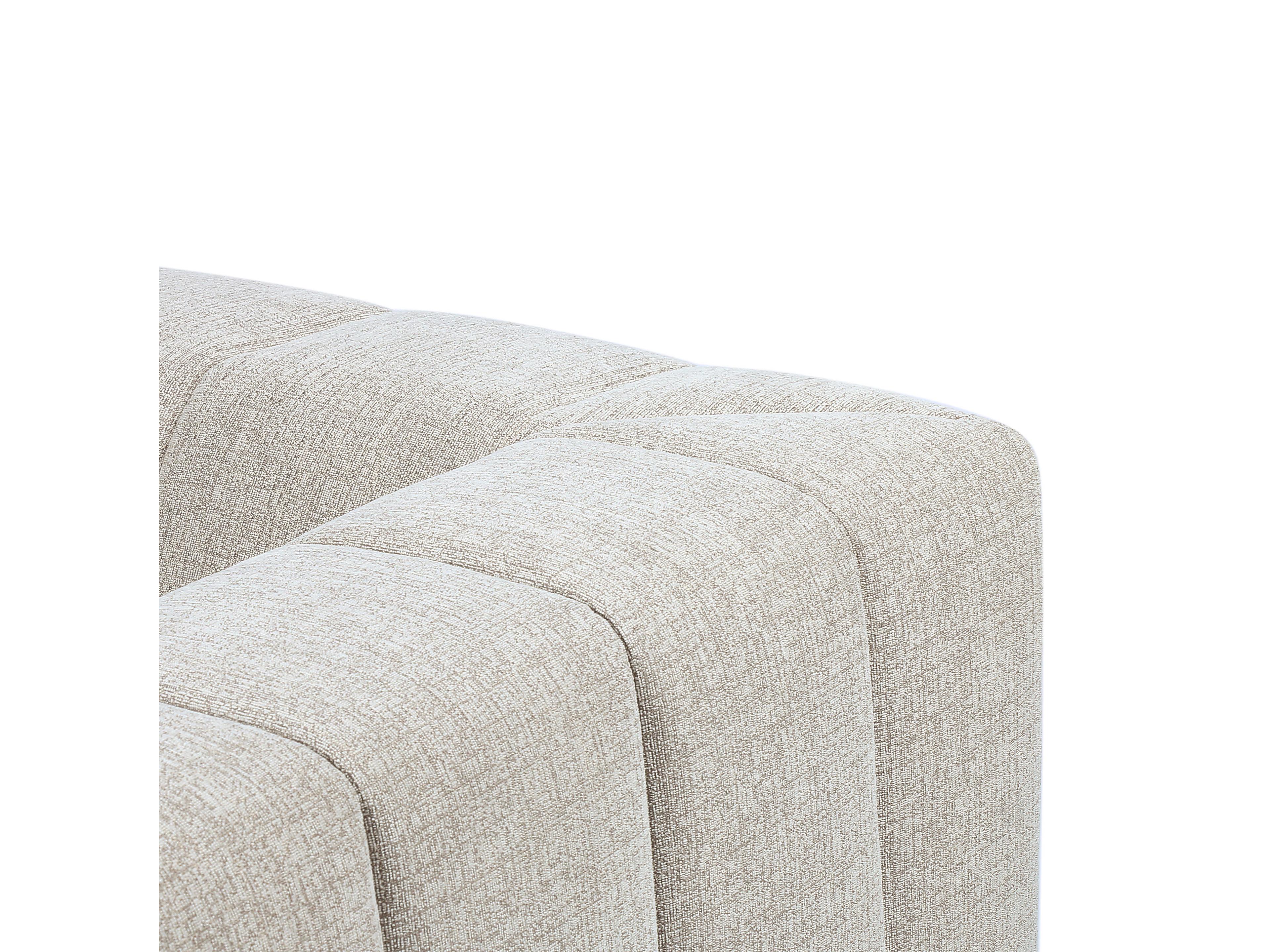 Four Hands Grayson Gray Fabric Modular Chair