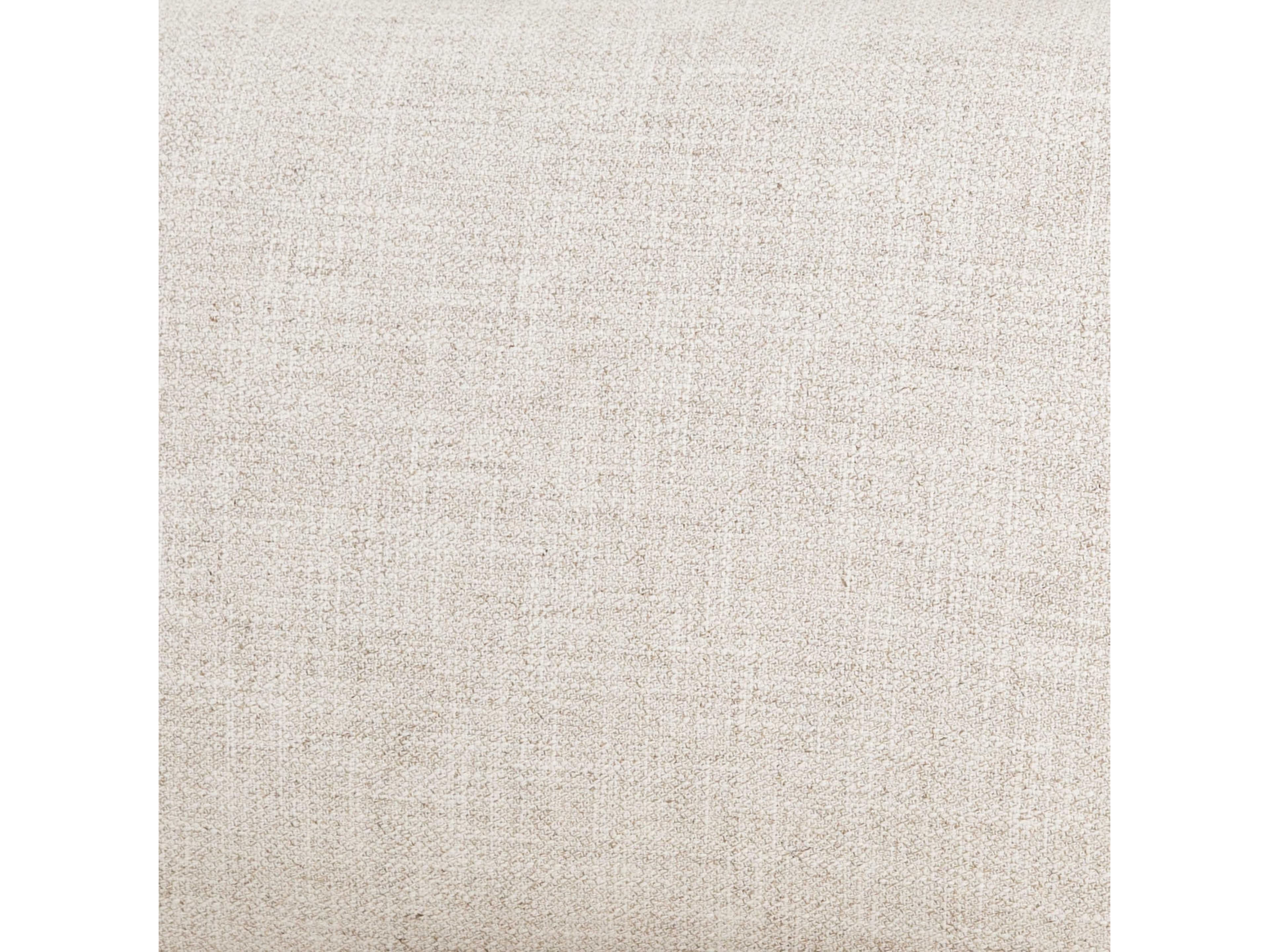 Four Hands Grayson Modular Dover Crescent Burnt Umber White Upholstered Sofa