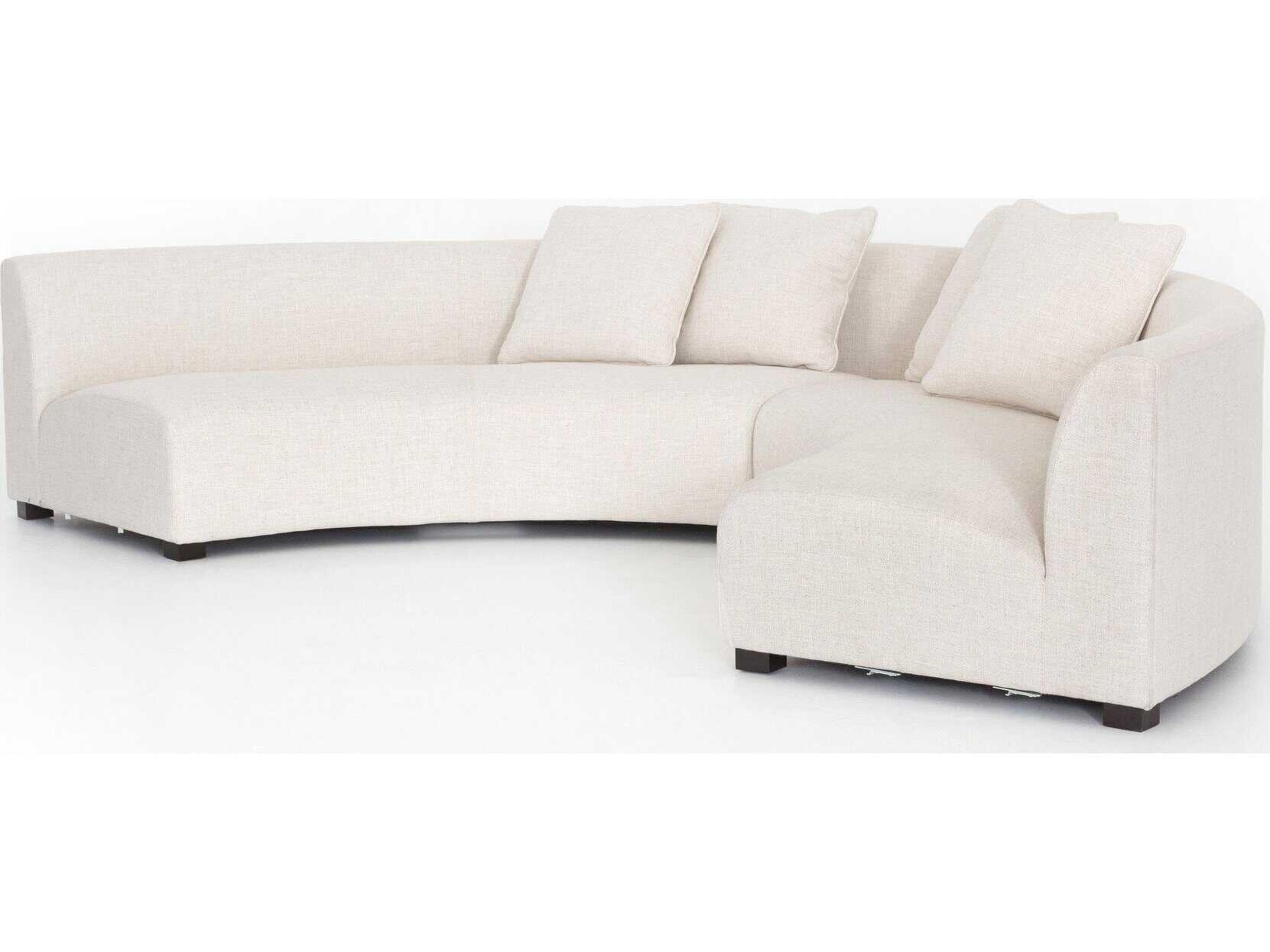 Four Hands Grayson Liam 2 - Piece Cream Upholstered Sectional Sofa