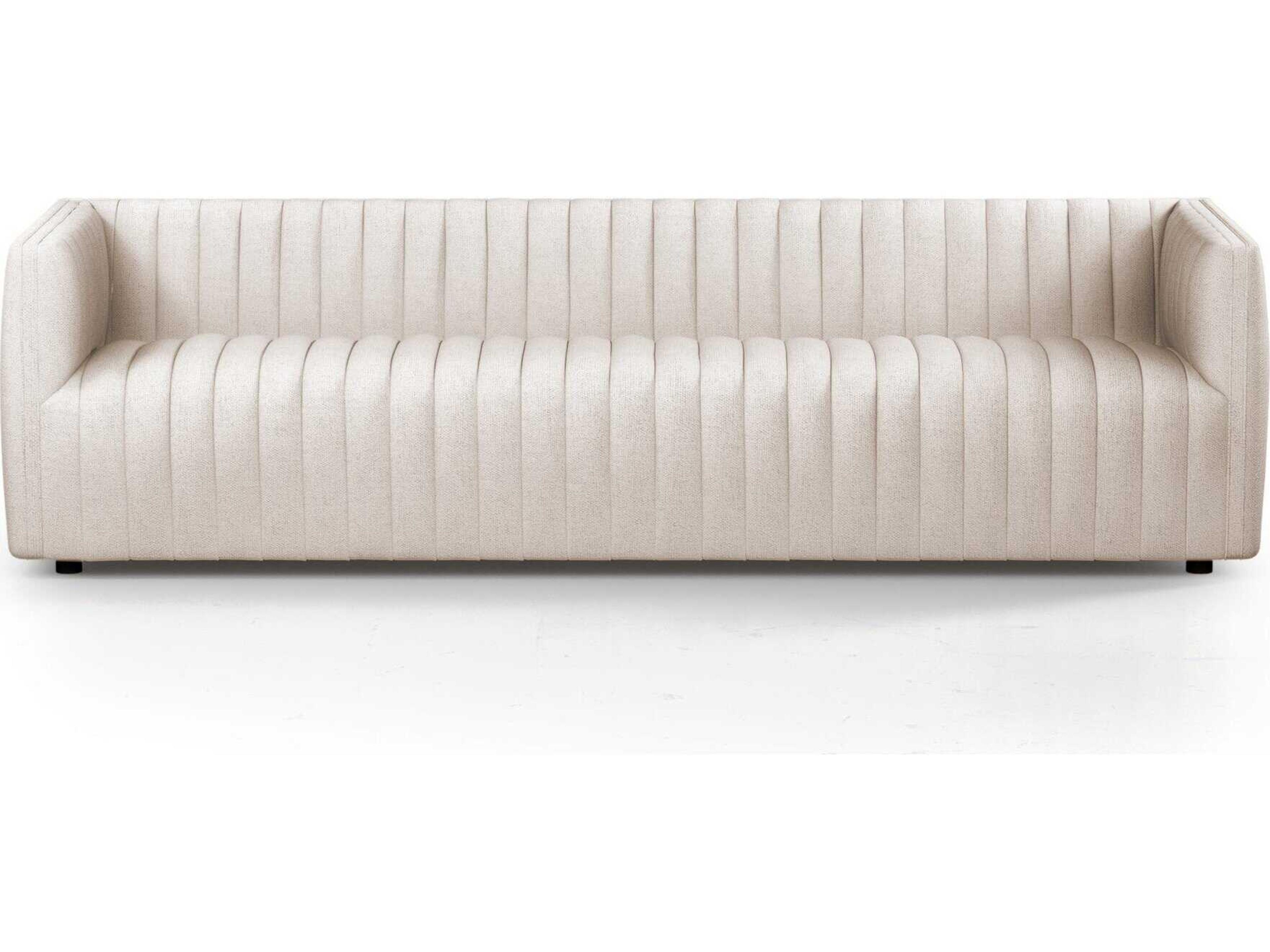 Four Hands Grayson Augustine Dover Crescent Cream Upholstered Sofa