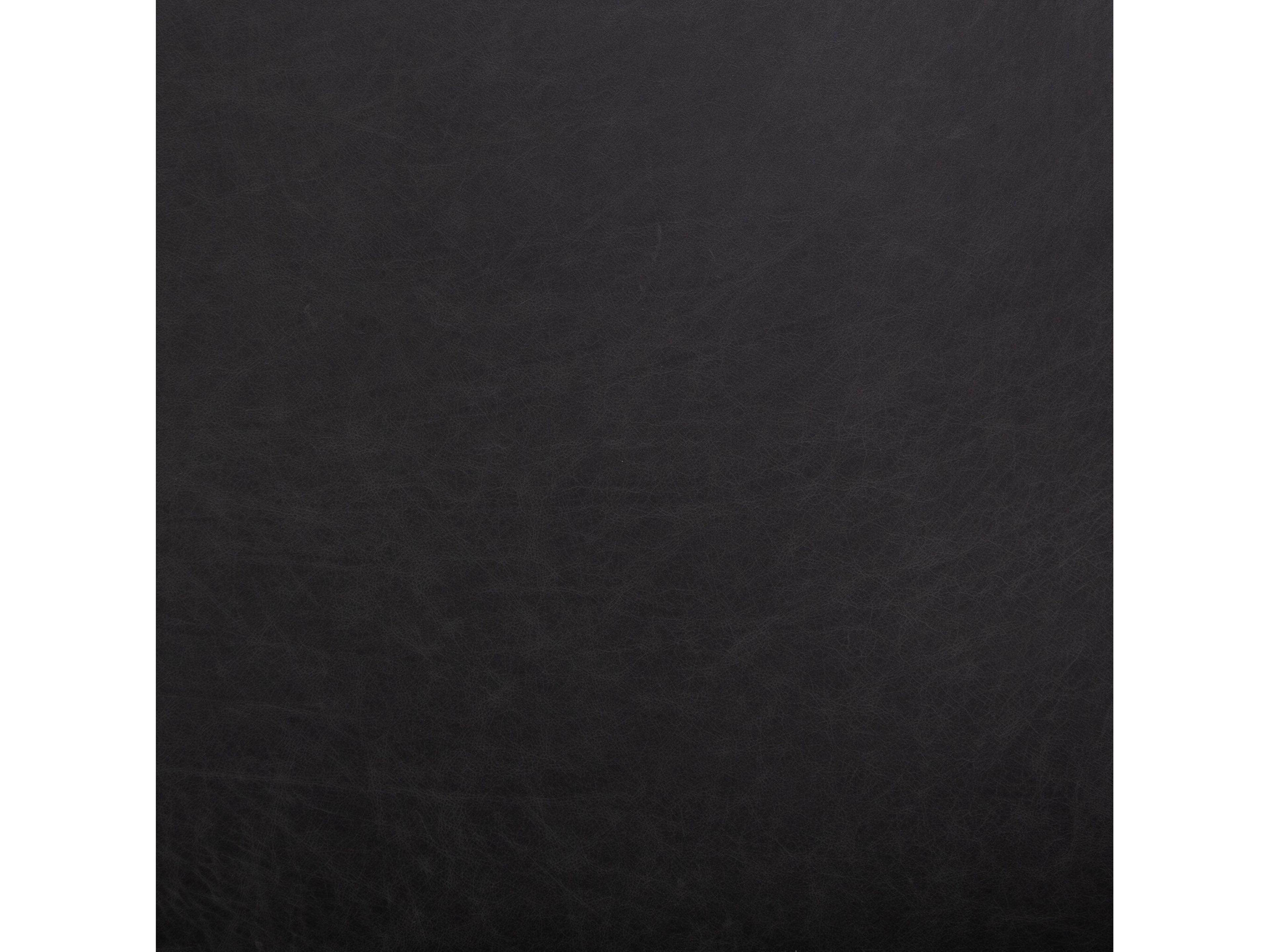 Four Hands Grayson Kennon Sonoma Black Toasted Oak Carbon Leather Chaise