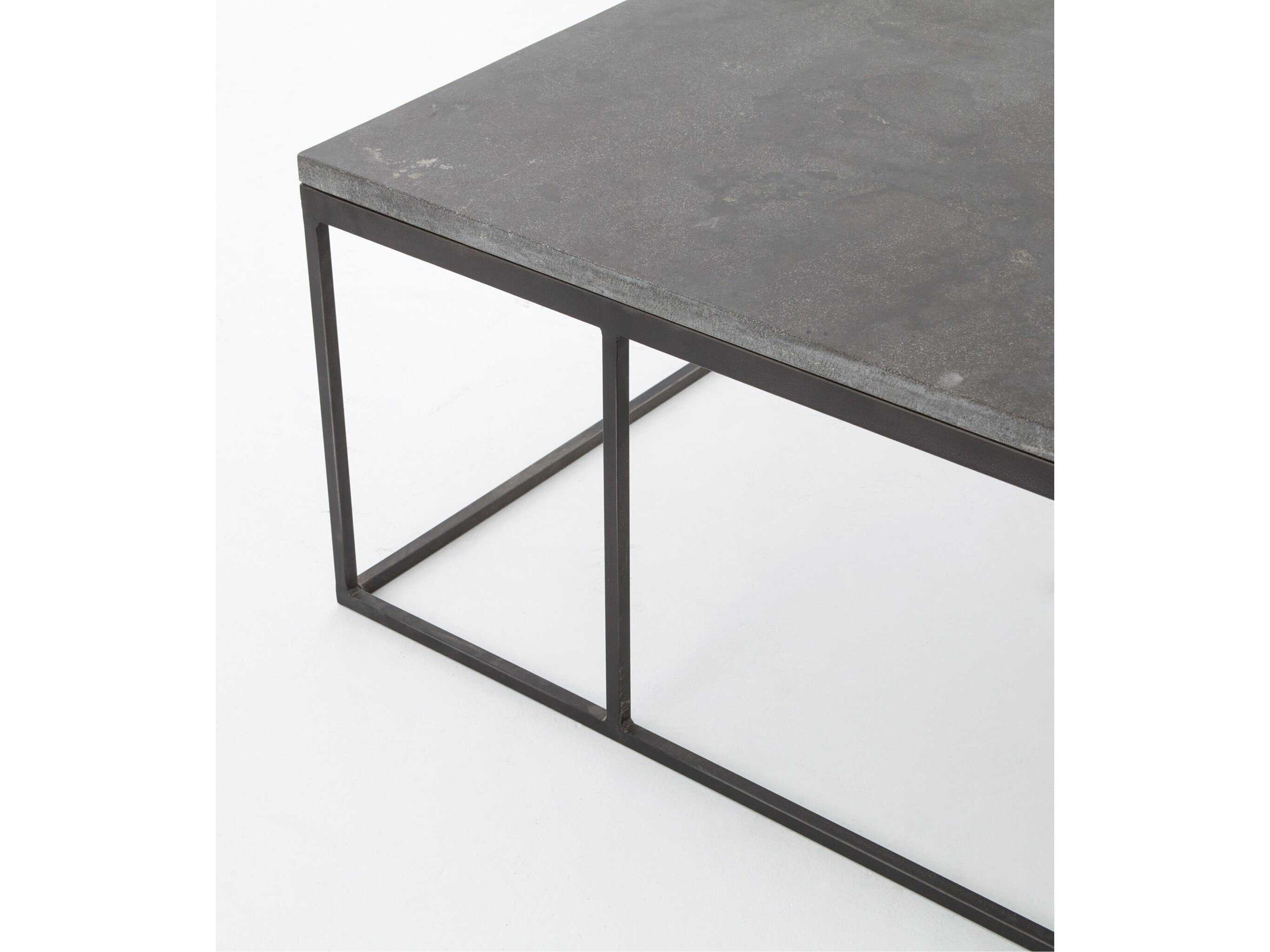 Luxecor Globetrotter Harlow Rectangular Stone Coffee Table