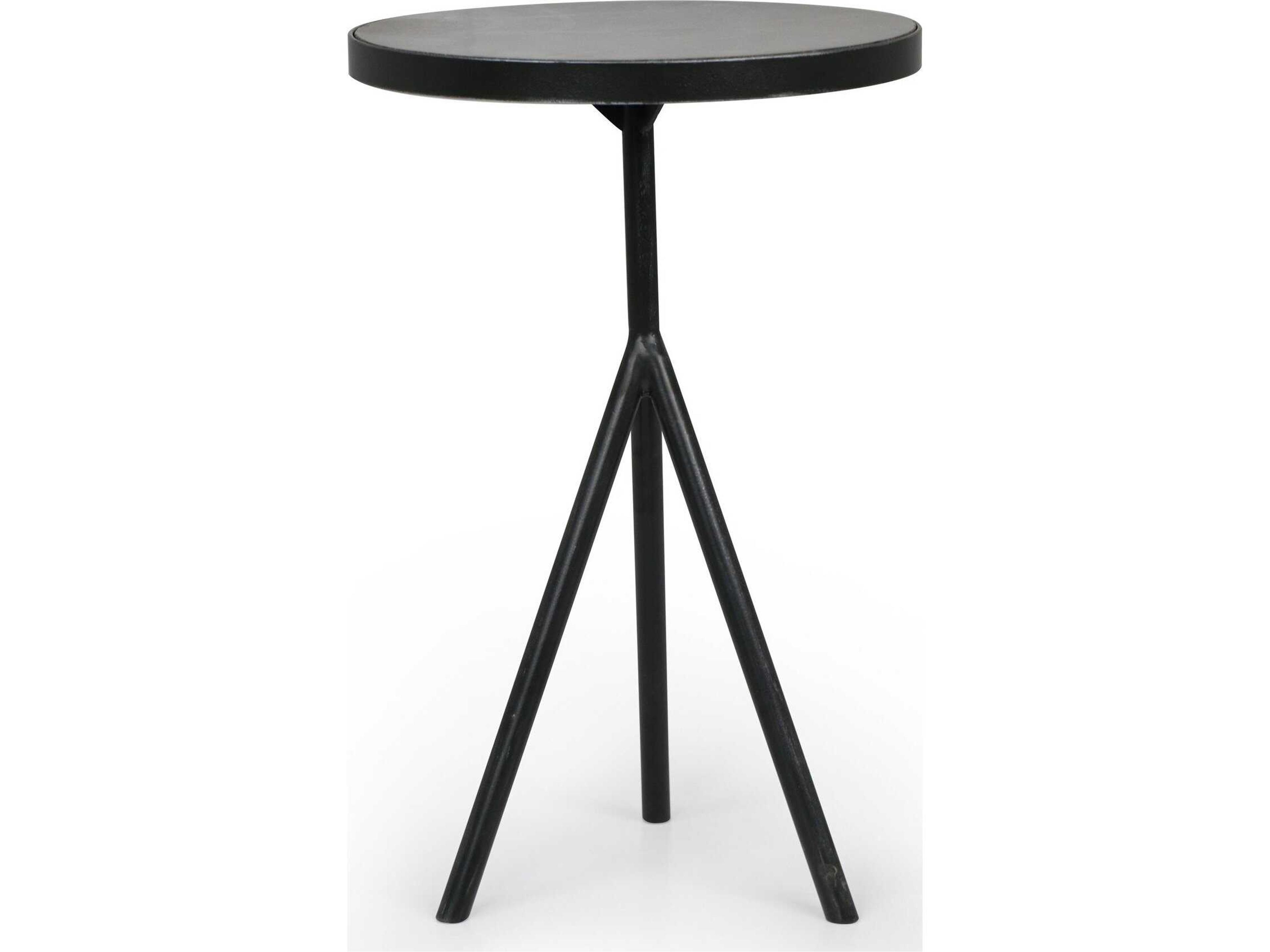 Corin End Table Hughes Modern Black