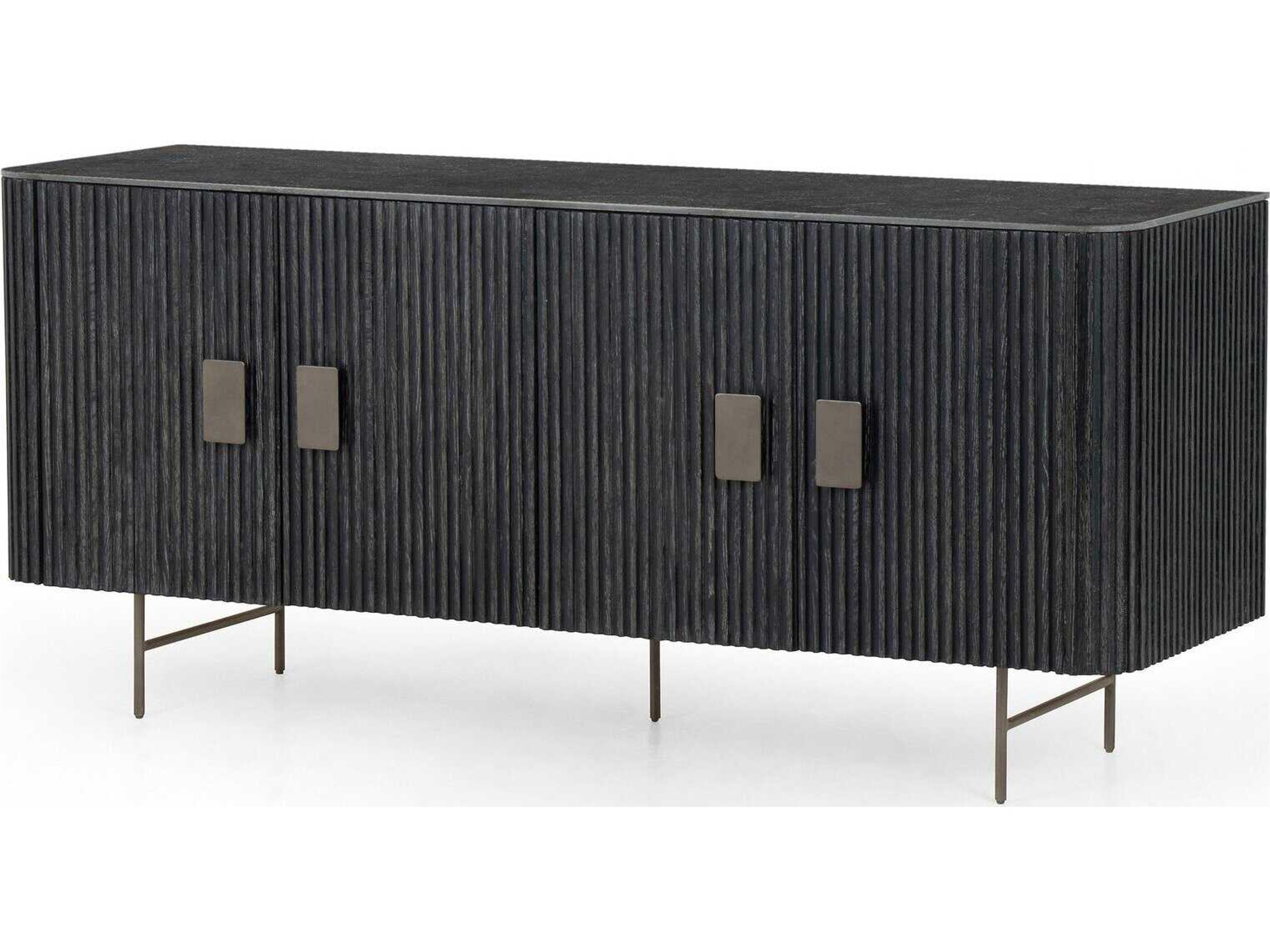 Laverne Sideboard Bluestone Top Mid-Century Modern