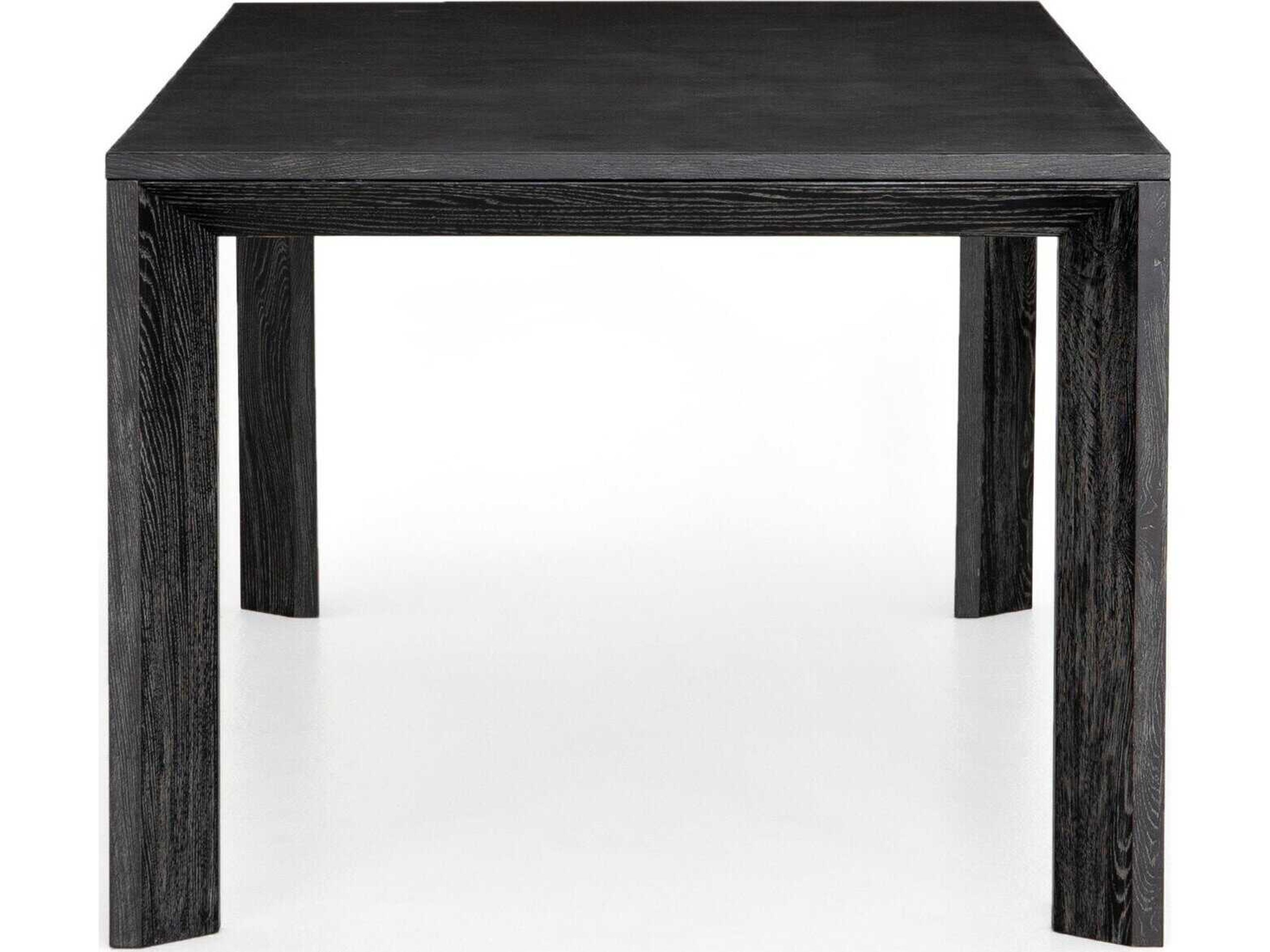 Four Hands Hughes Conner Rectangular Washed Black Bluestone Dining Table