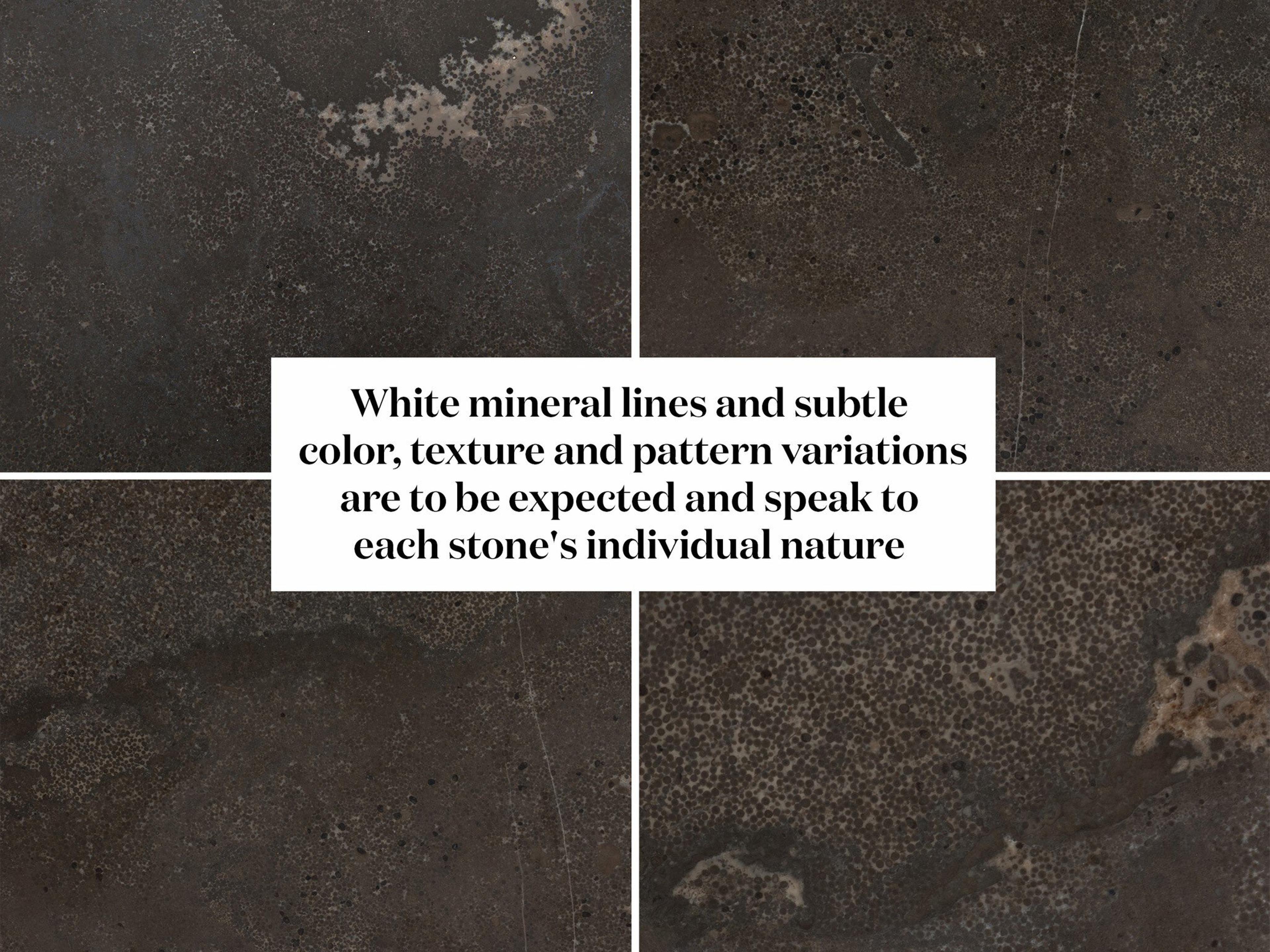 Four Hands Hughes Conner Rectangular Washed Black Bluestone Dining Table