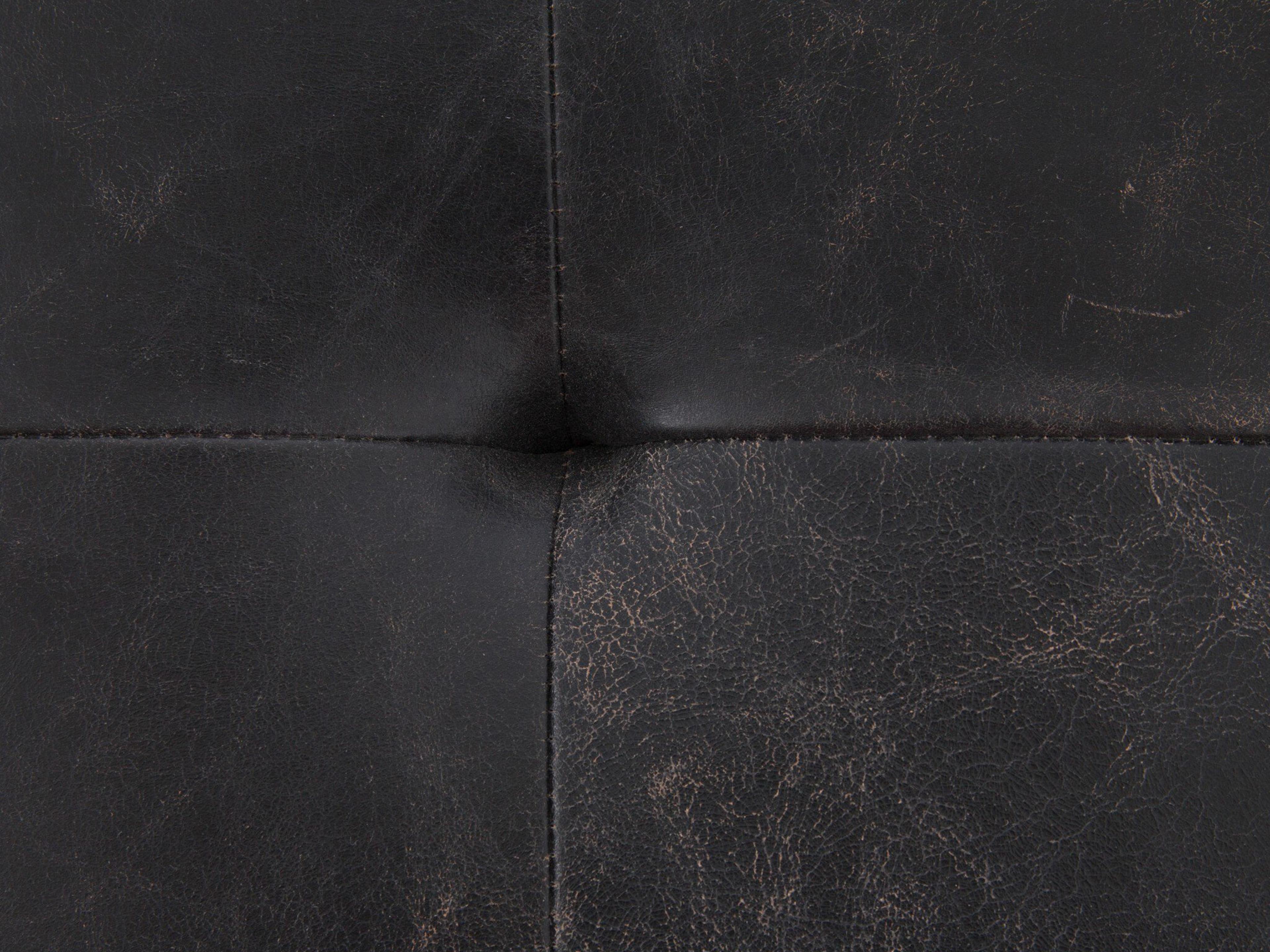 Four Hands Irondale Oxford Rectangular Leather Rialto Ebony Coffee Table