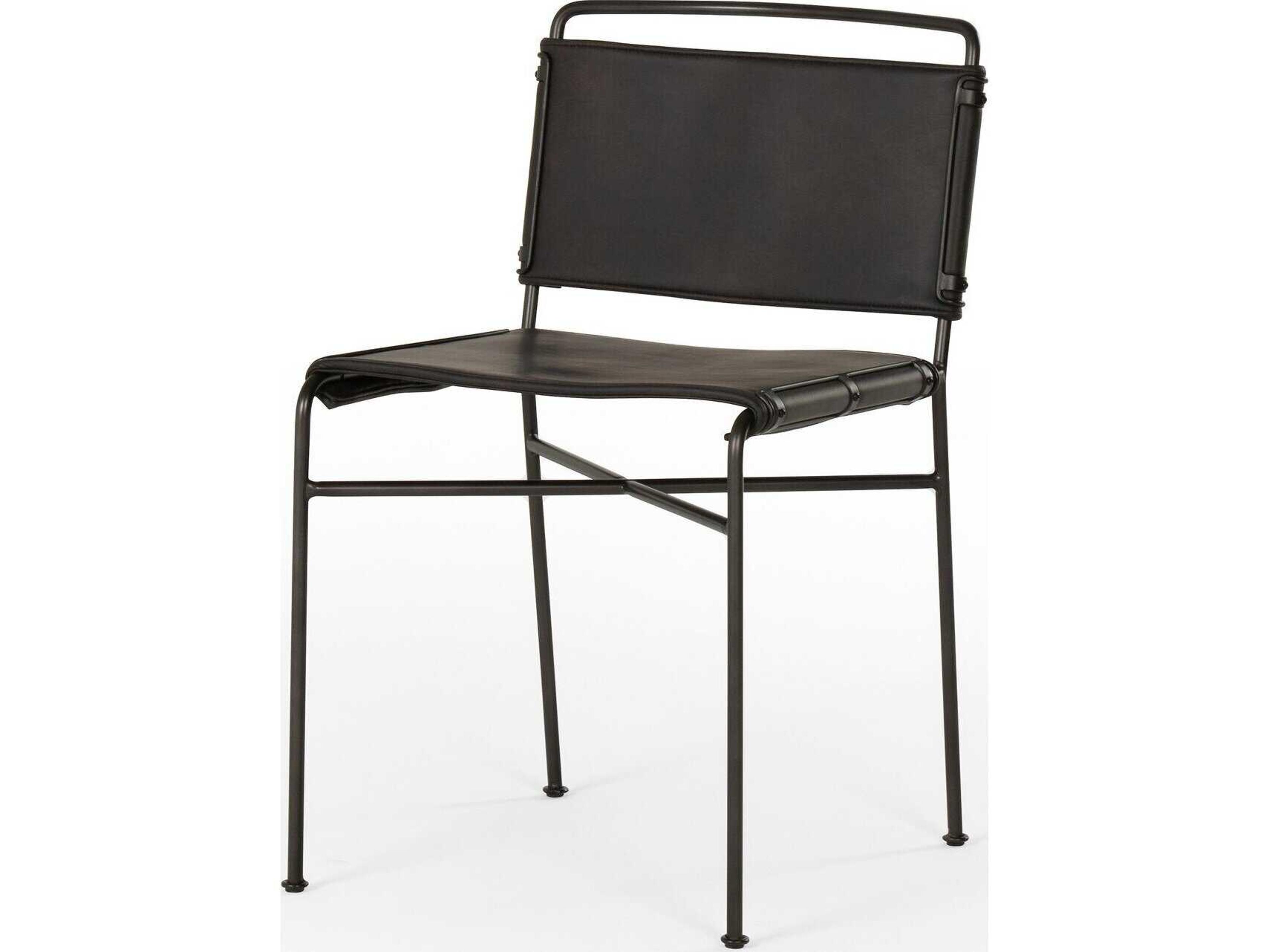 Wharton Dining Chair Irondale Distressed Black