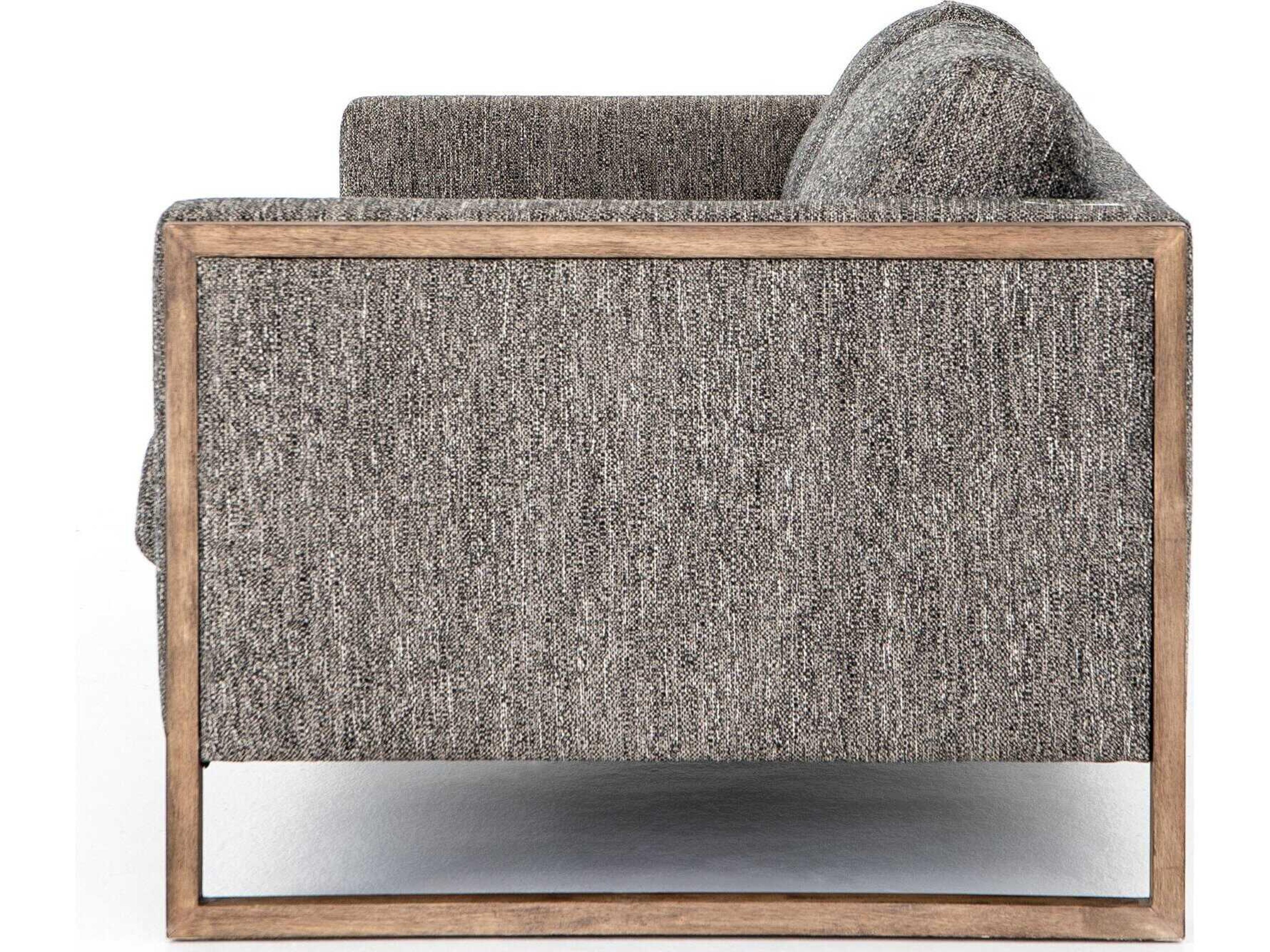 Four Hands Kensington Otis Arden Charcoal Distressed Natural Gray Upholstered Sofa