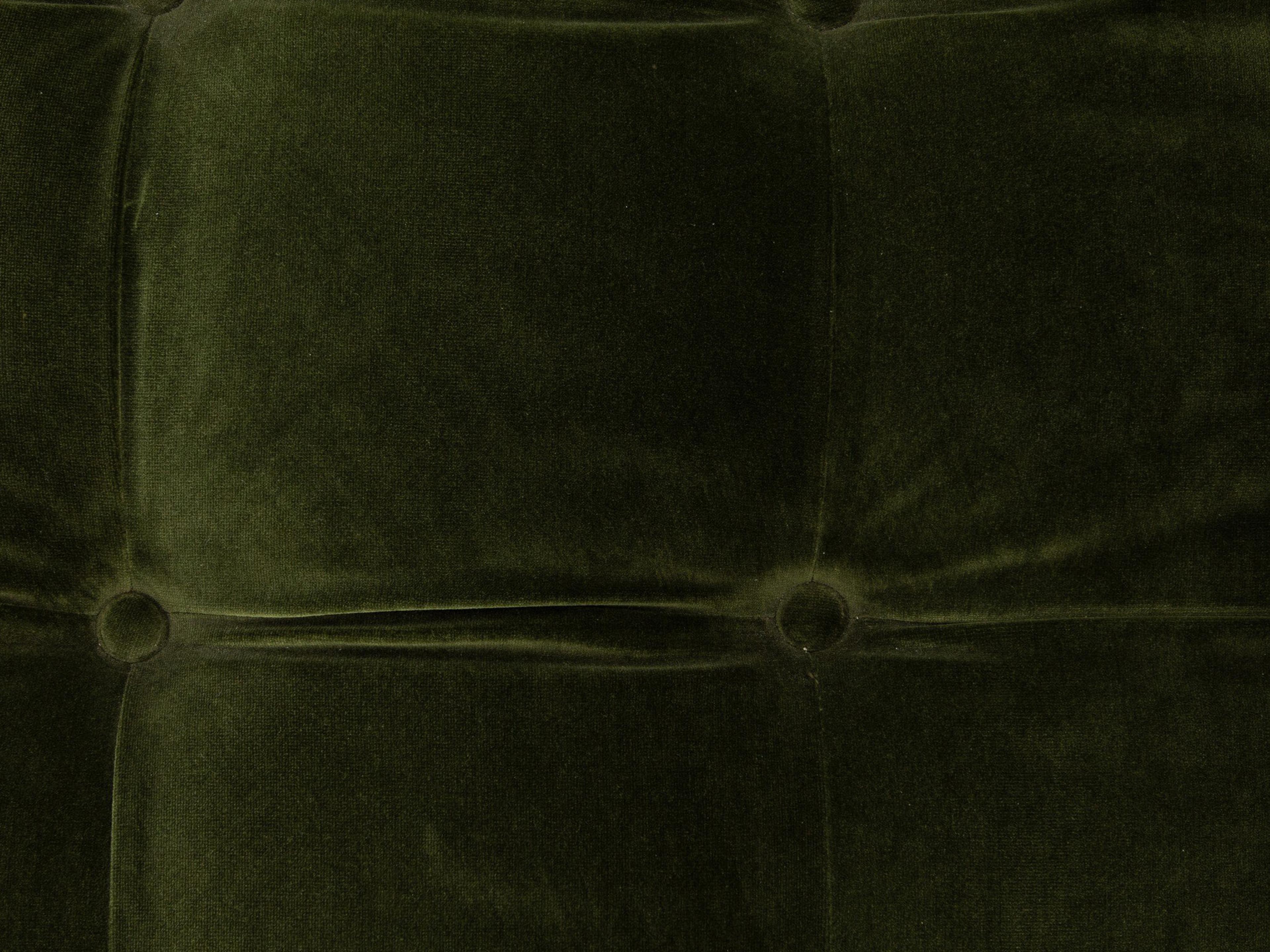 Four Hands Kensington Dylan Sapphire Olive Aspen Grey Green Upholstered Sofa