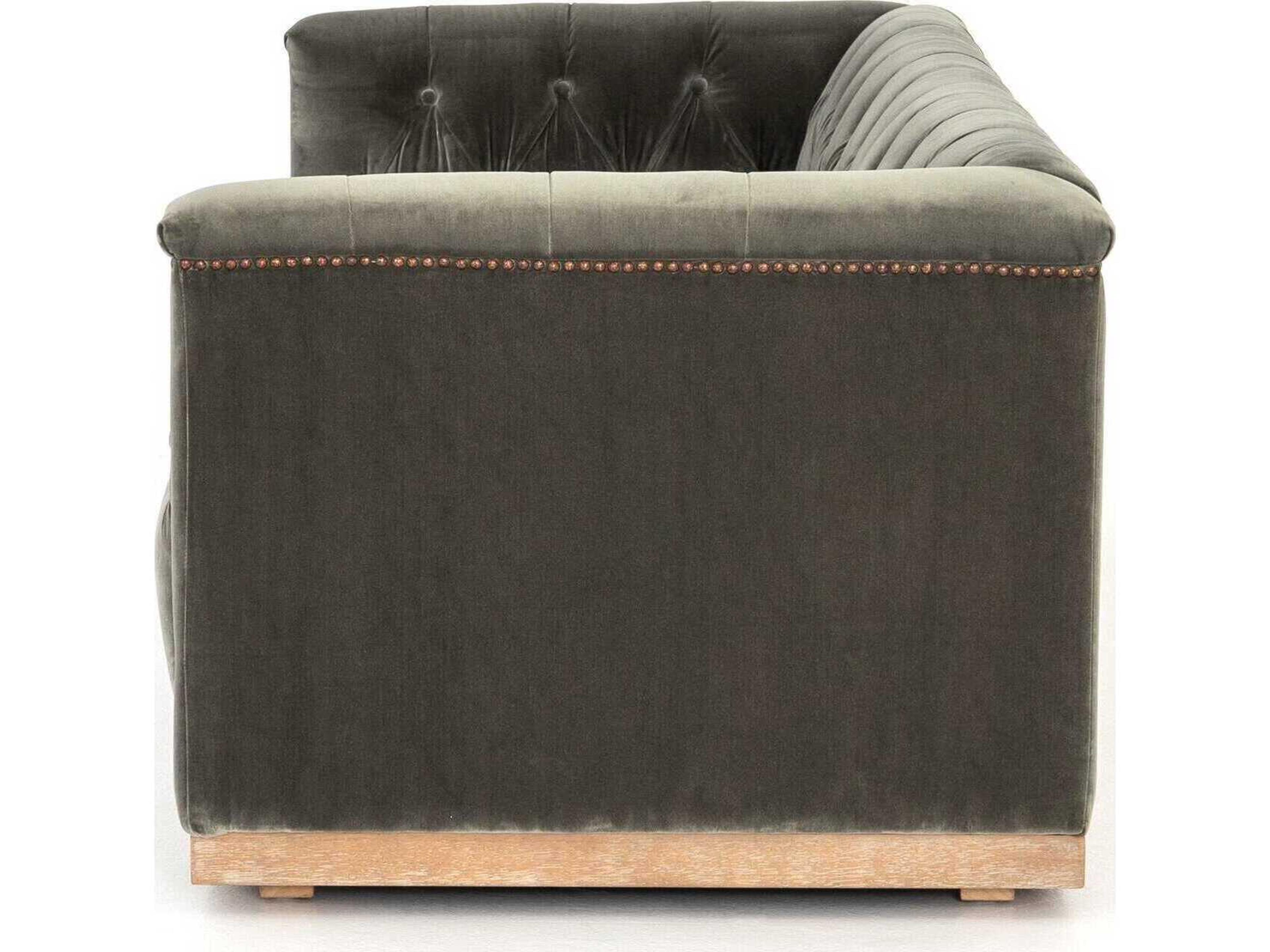 Four Hands Kensington Maxx Sapphire Birch 95" Sofa