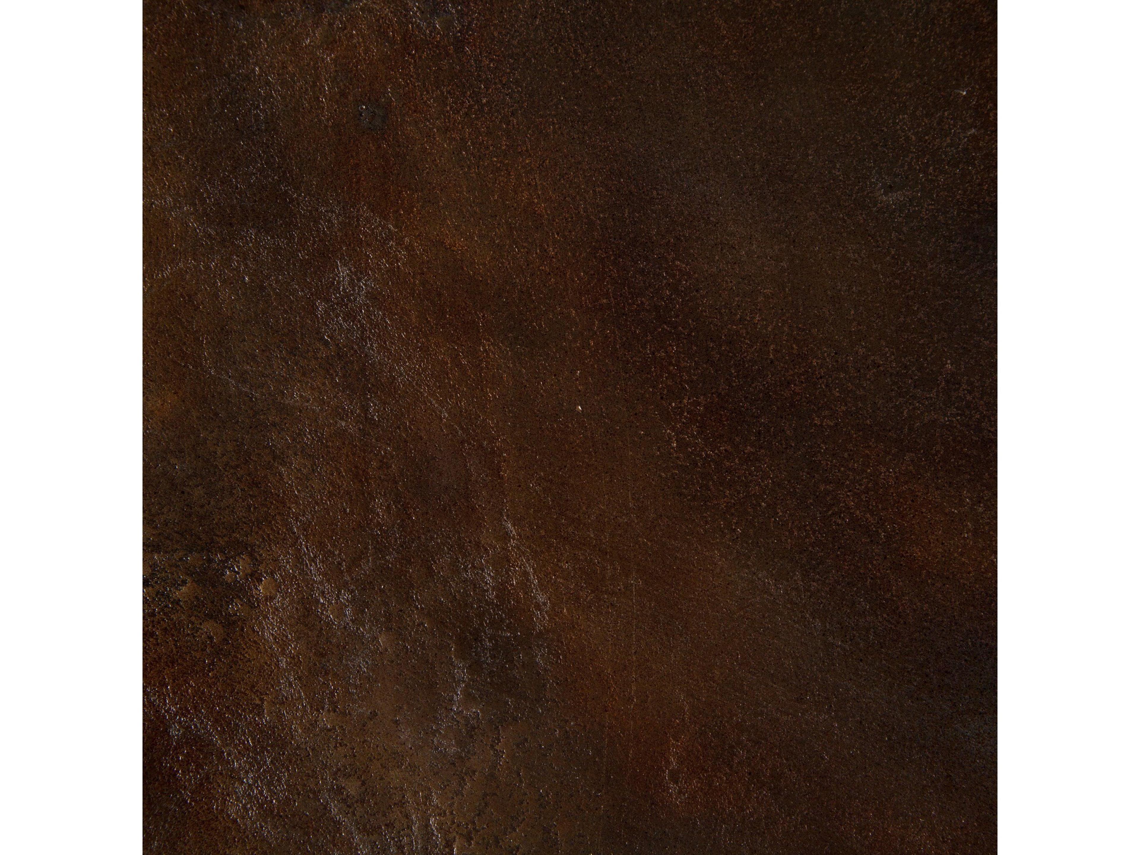 Four Hands Marlow Cruz Round Metal Antique Rust Coffee Table