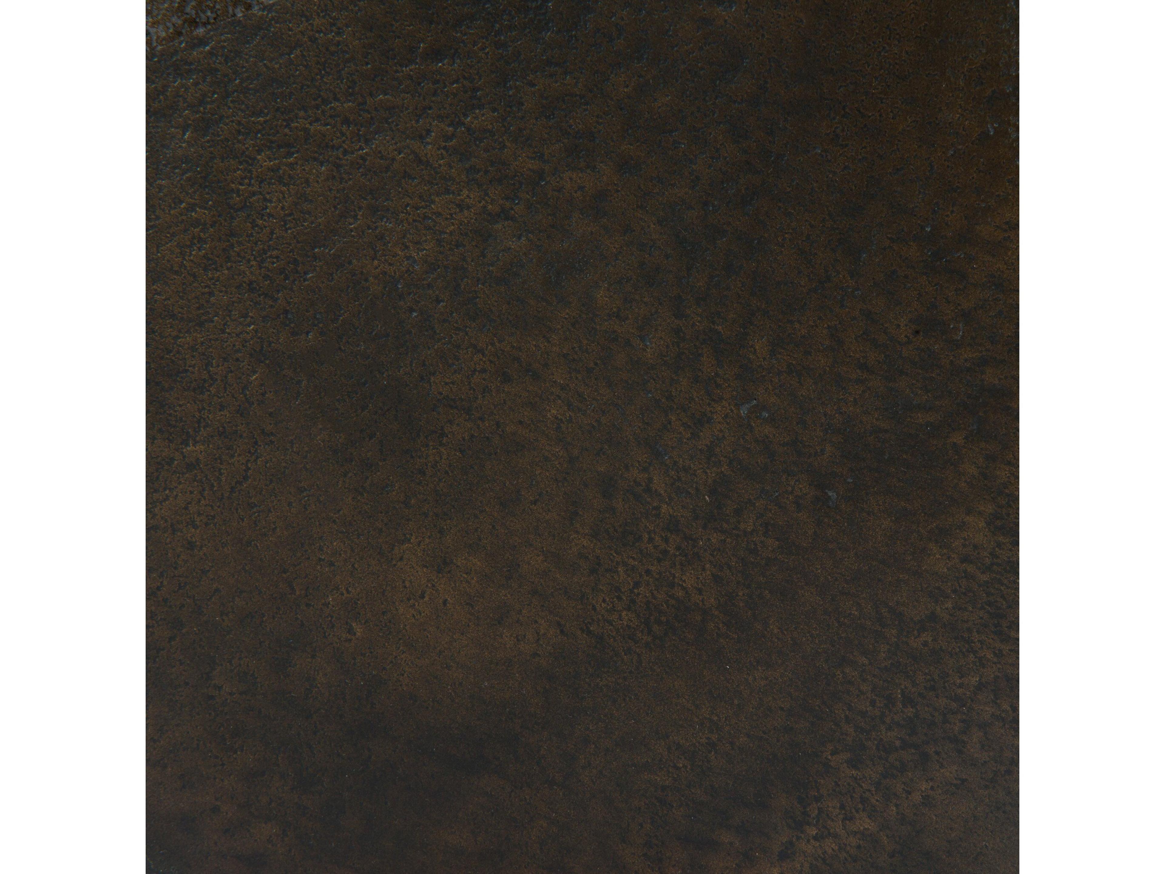 Four Hands Marlow Trello Round Metal Textured Brass End Table