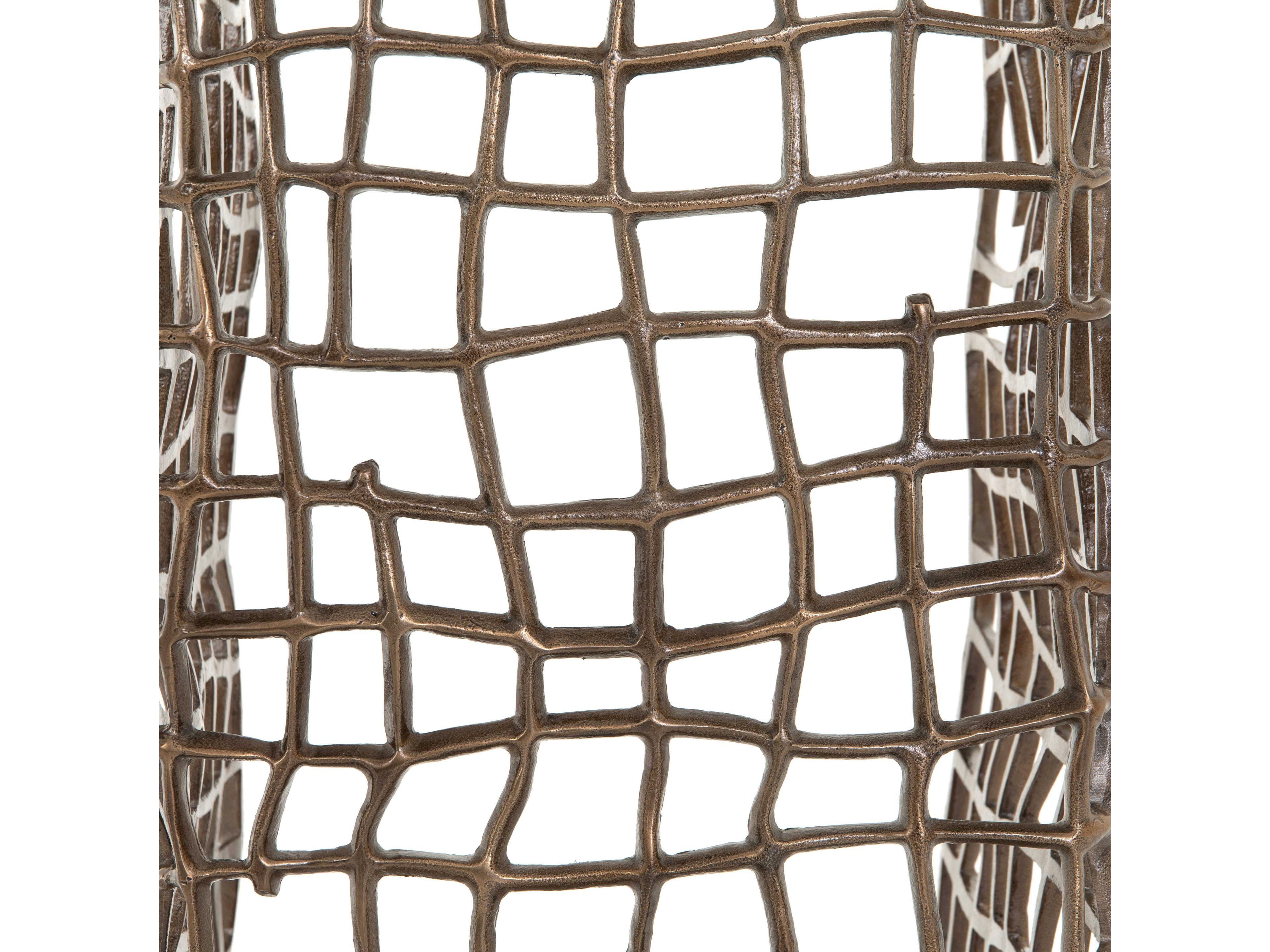 Four Hands Marlow Aged Bronze Accent Bench