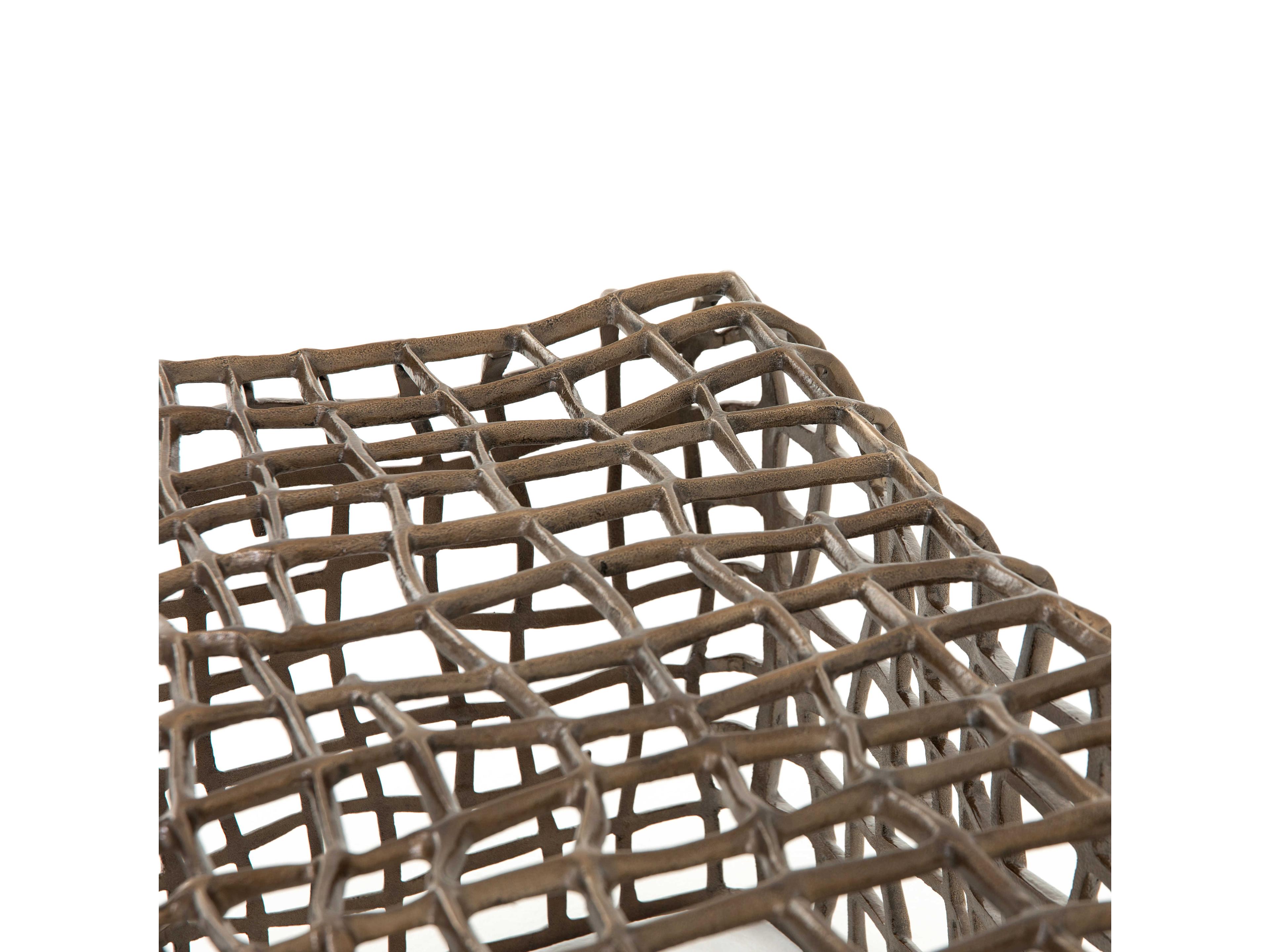 Four Hands Marlow Aged Bronze Accent Bench