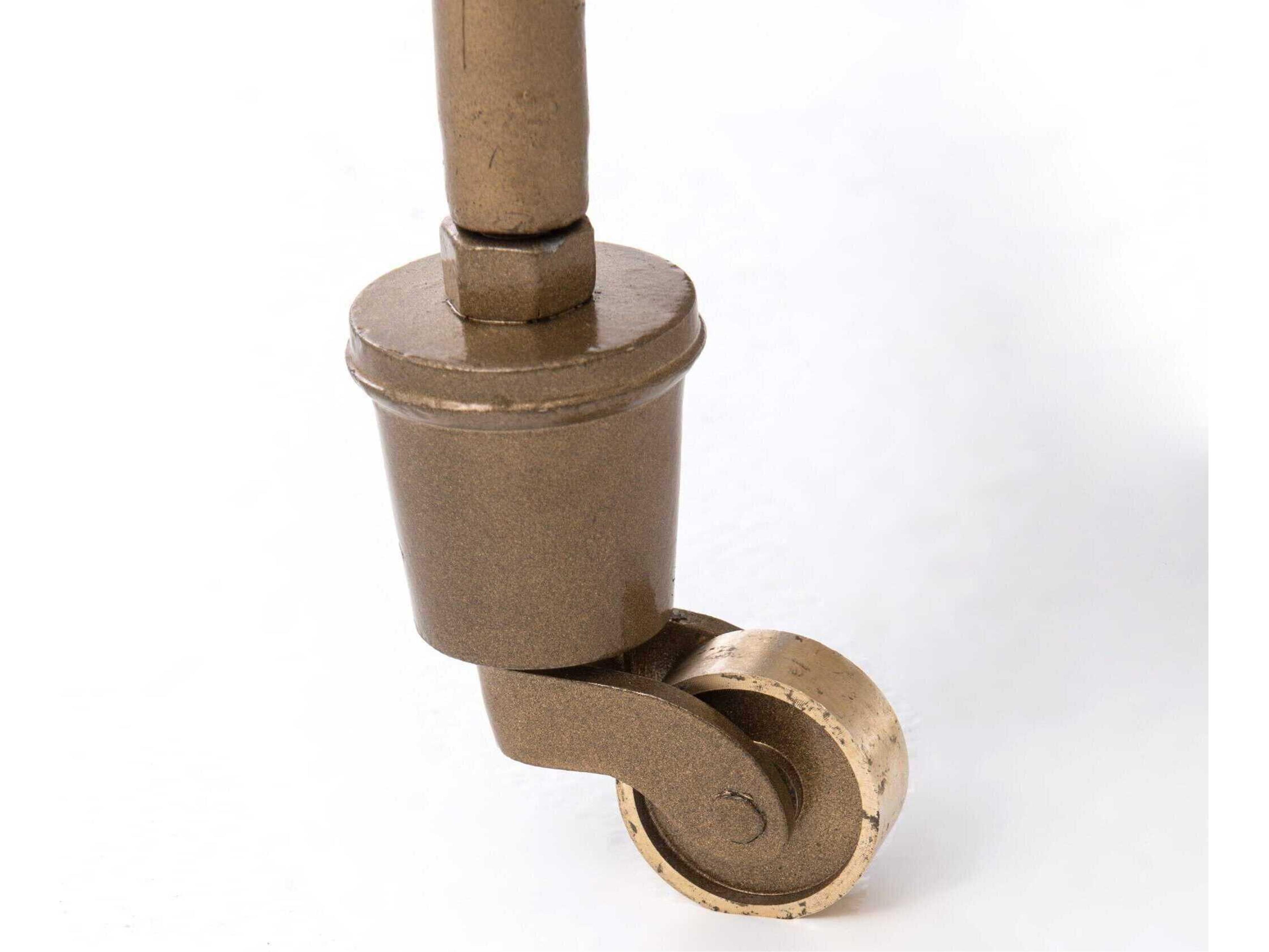 Four Hands Marlow Marble Gold Bar Cart