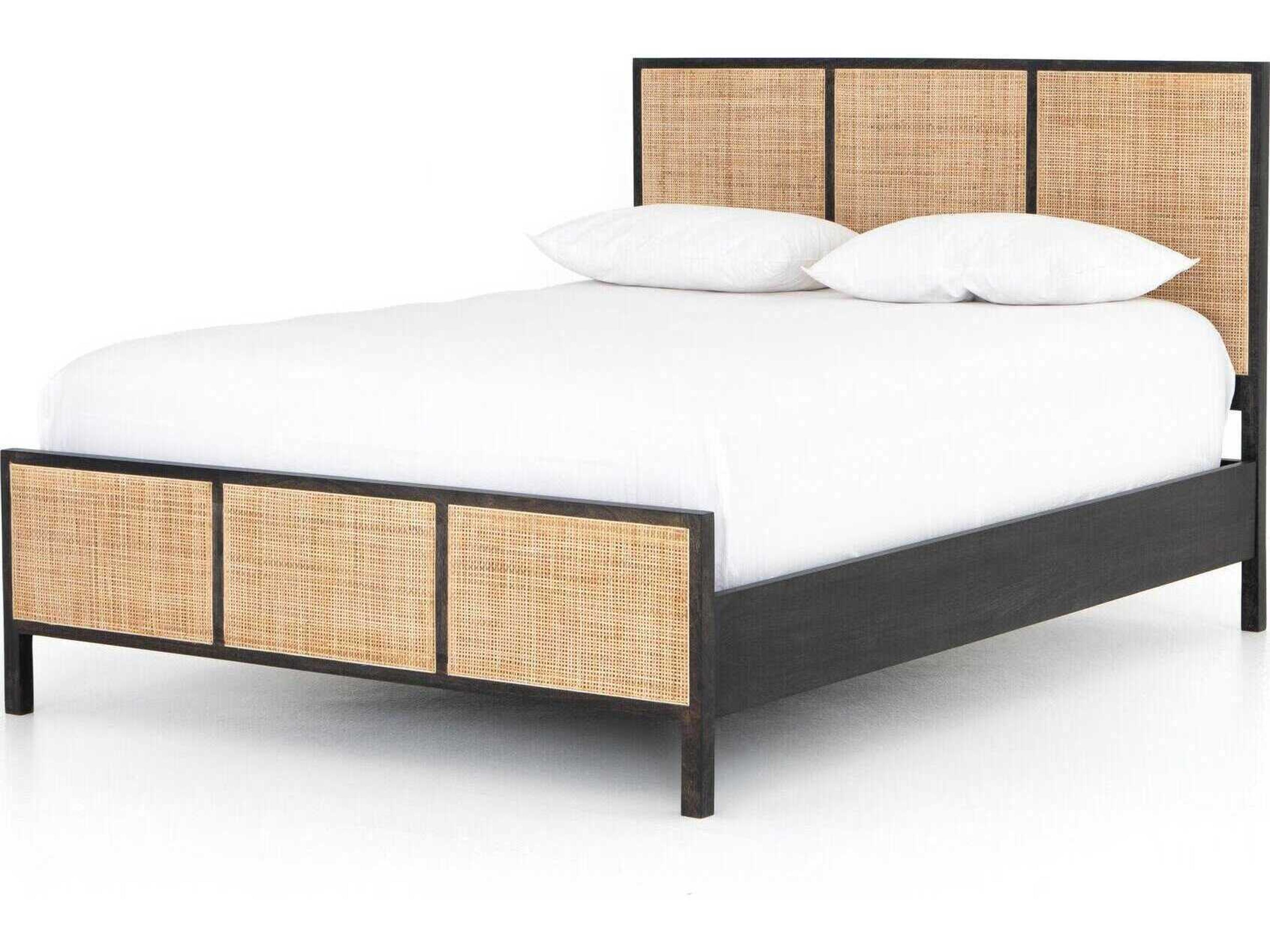 Sydney King Bed Prescott Black Wash Mango and Cane