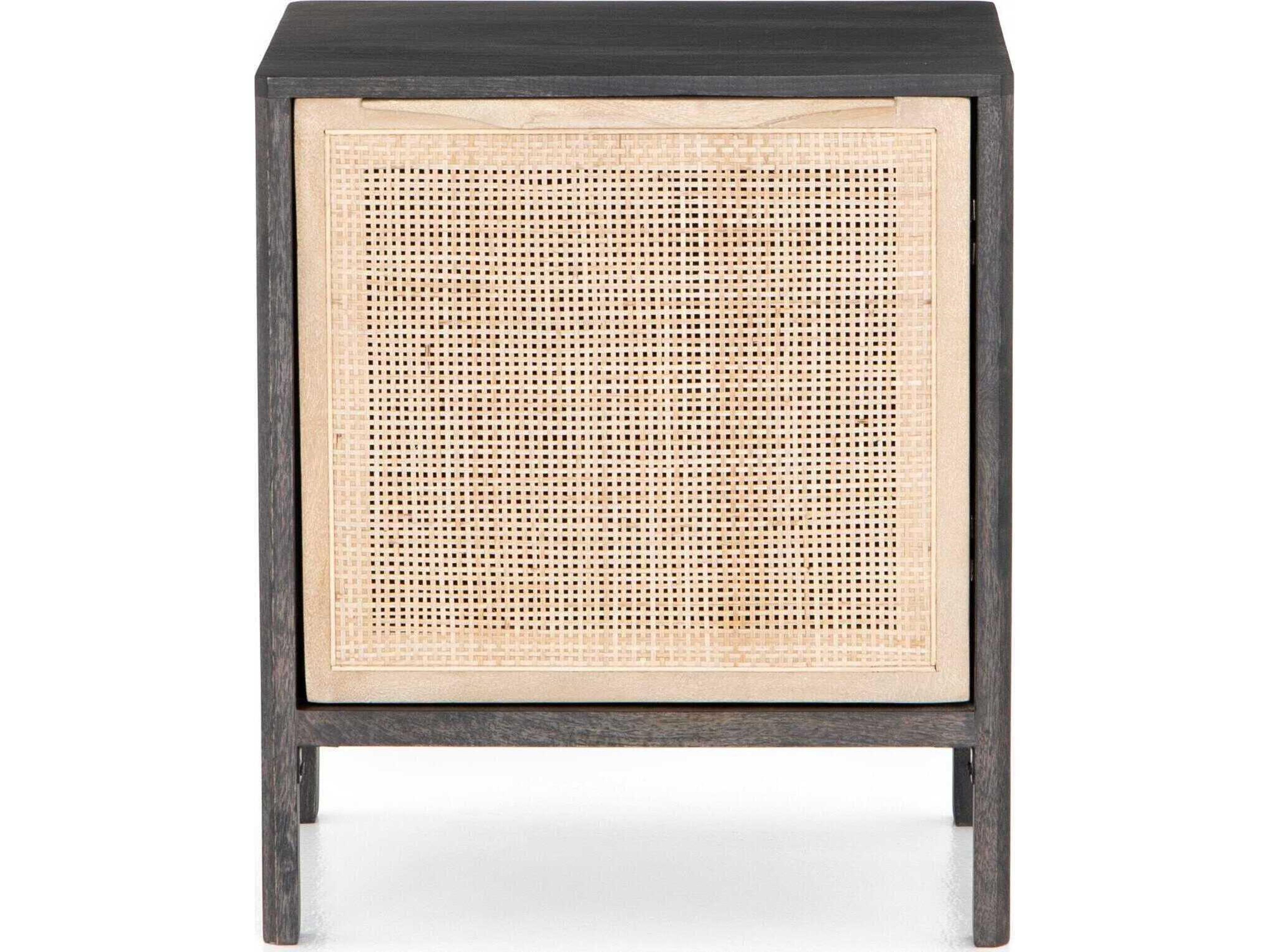 Four Hands Prescott Sydney Black Wash Mango Wood Nightstand