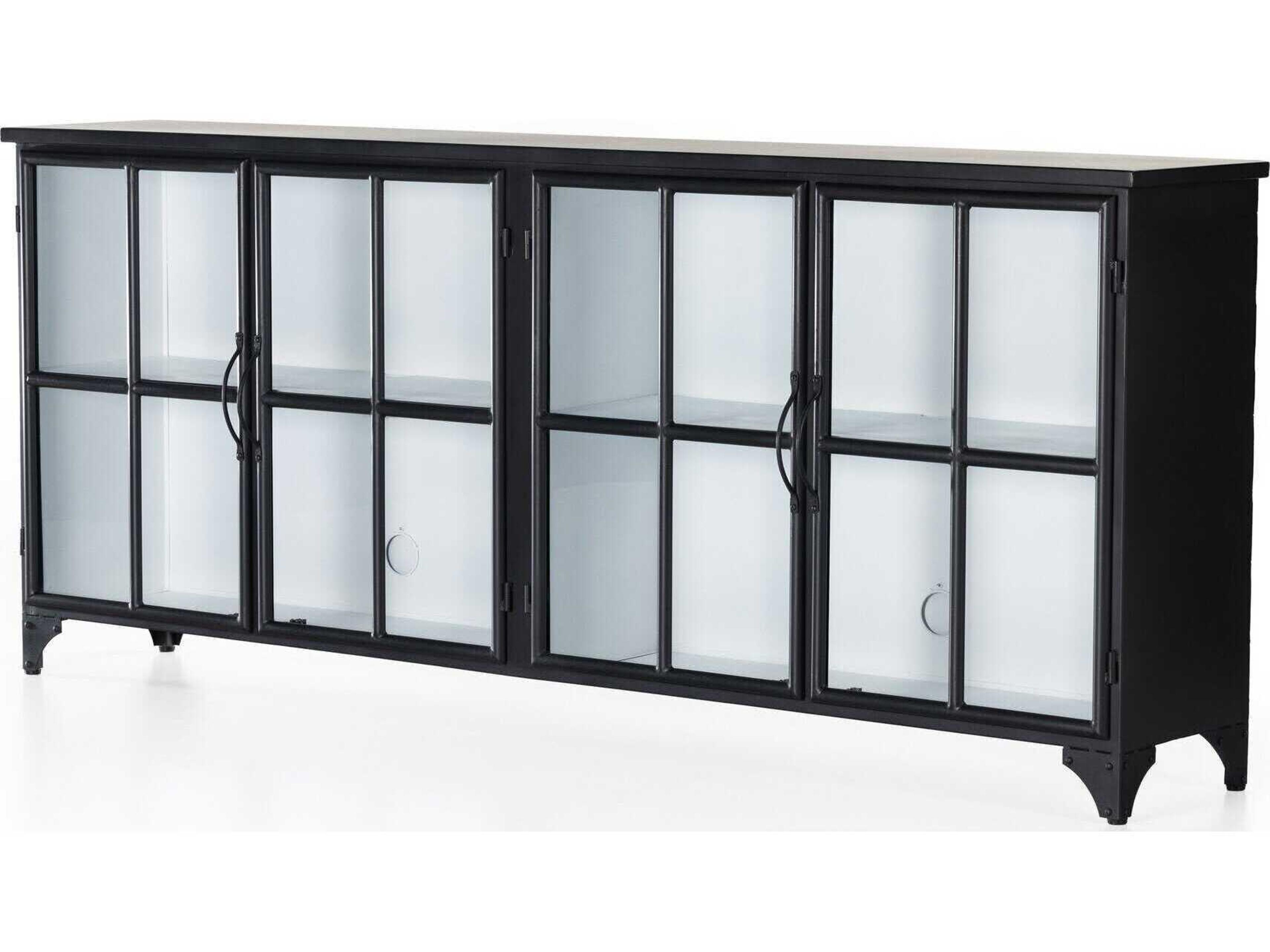 Camila Sideboard Industrial Iron and Glass