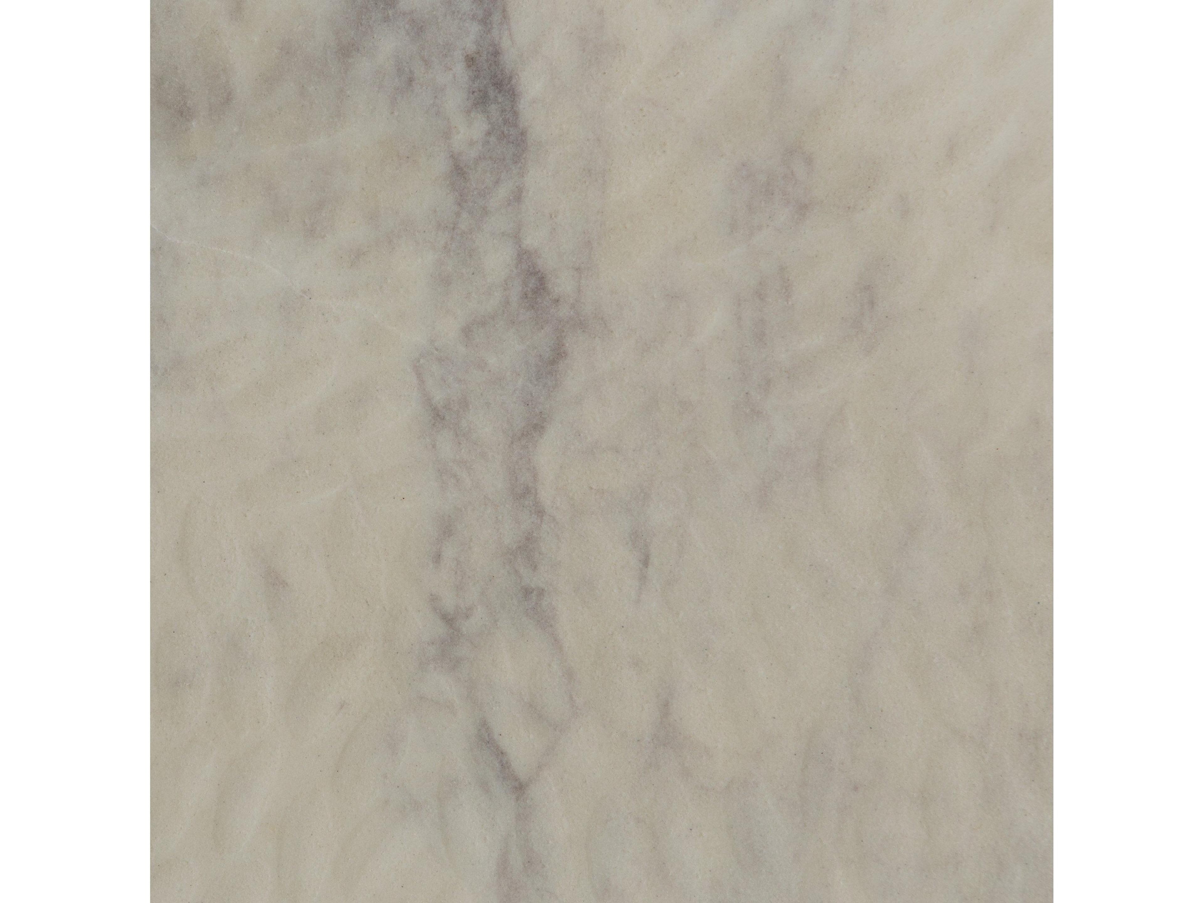 Luxecor Globetrotter Felix Round Rustic Fossil Sandblasted White Marble Coffee Table