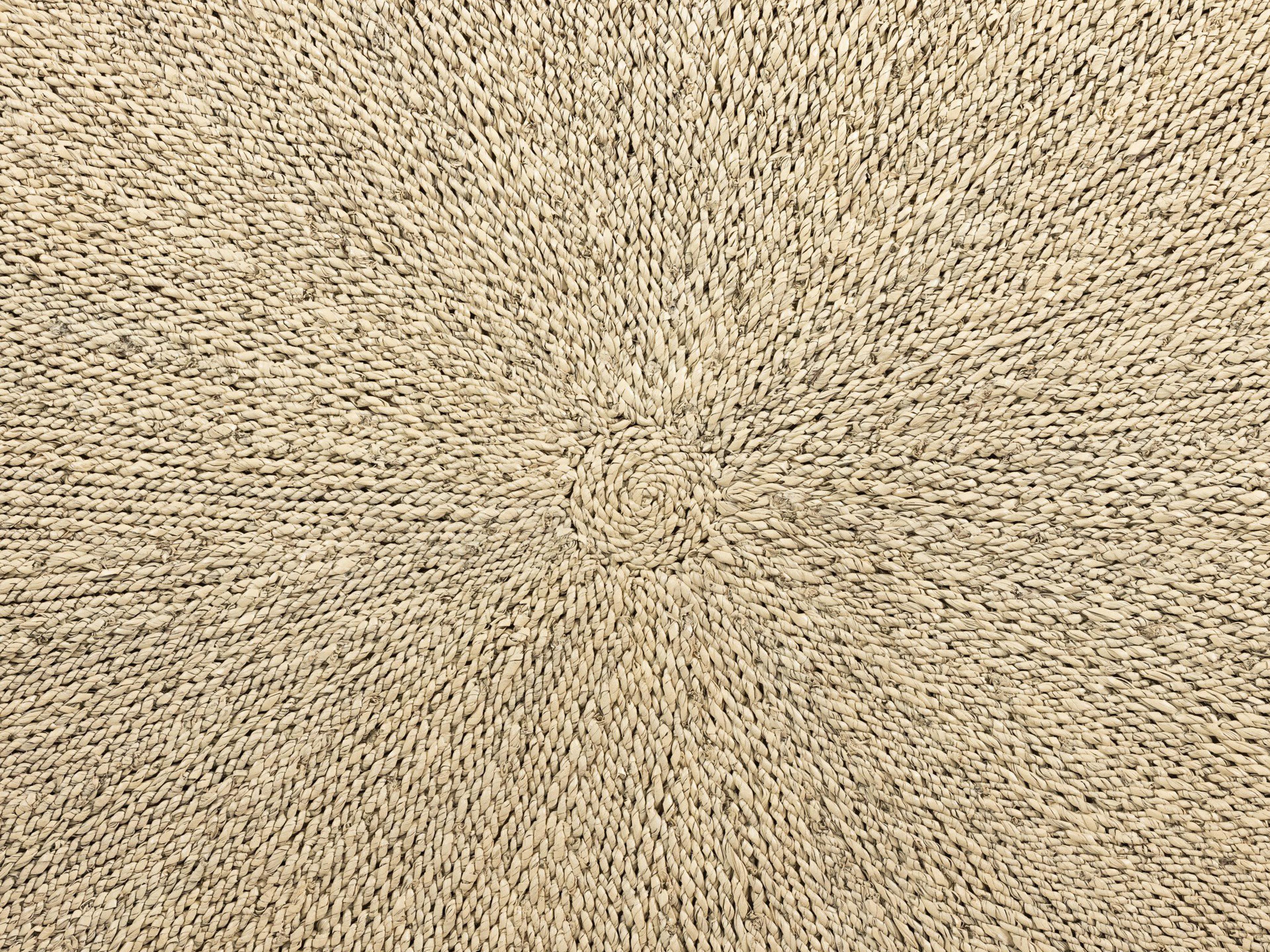 Four Hands Grass Roots Pascal Round Light Natural Coffee Table