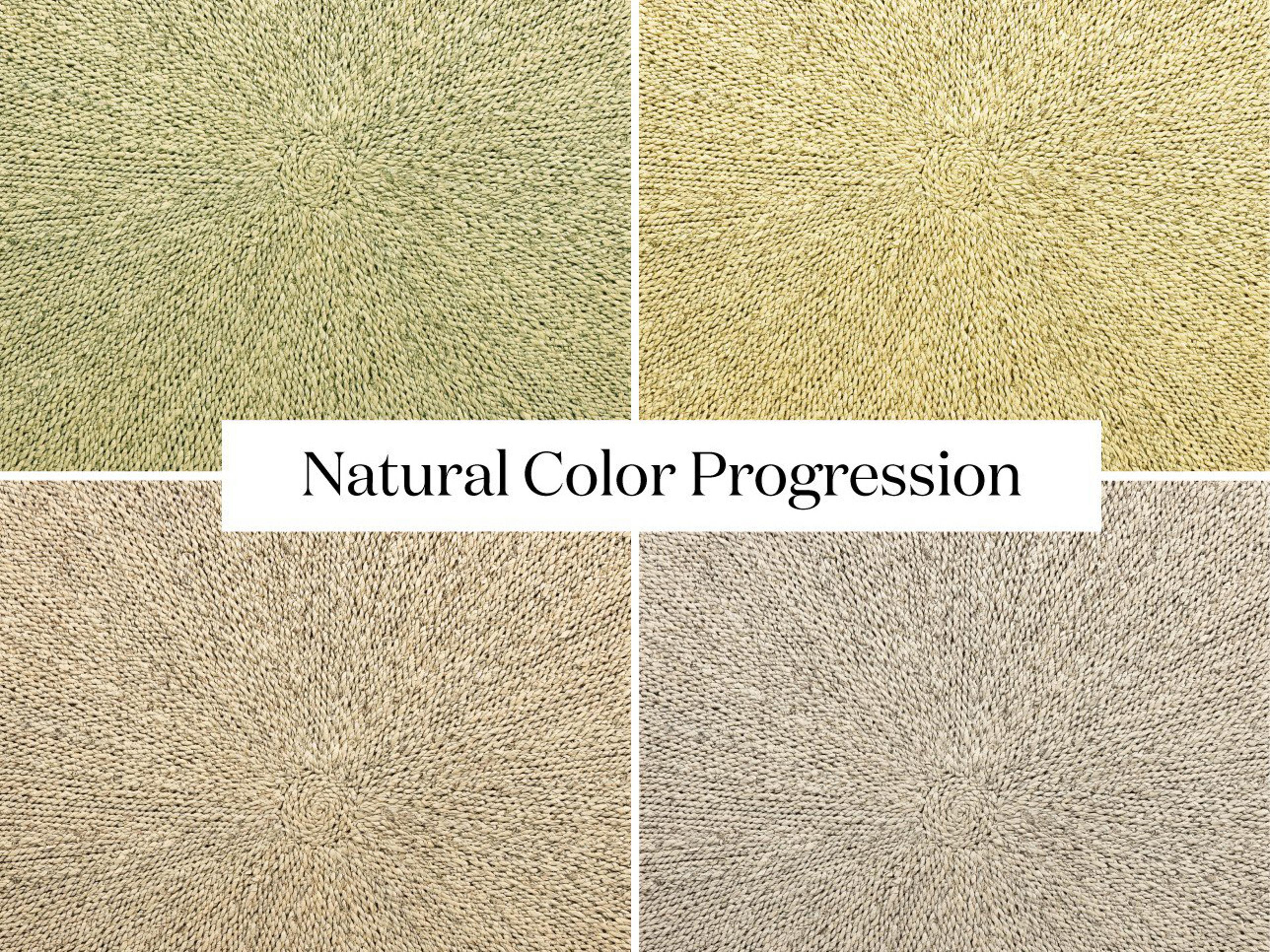 Four Hands Grass Roots Pascal Round Light Natural Coffee Table