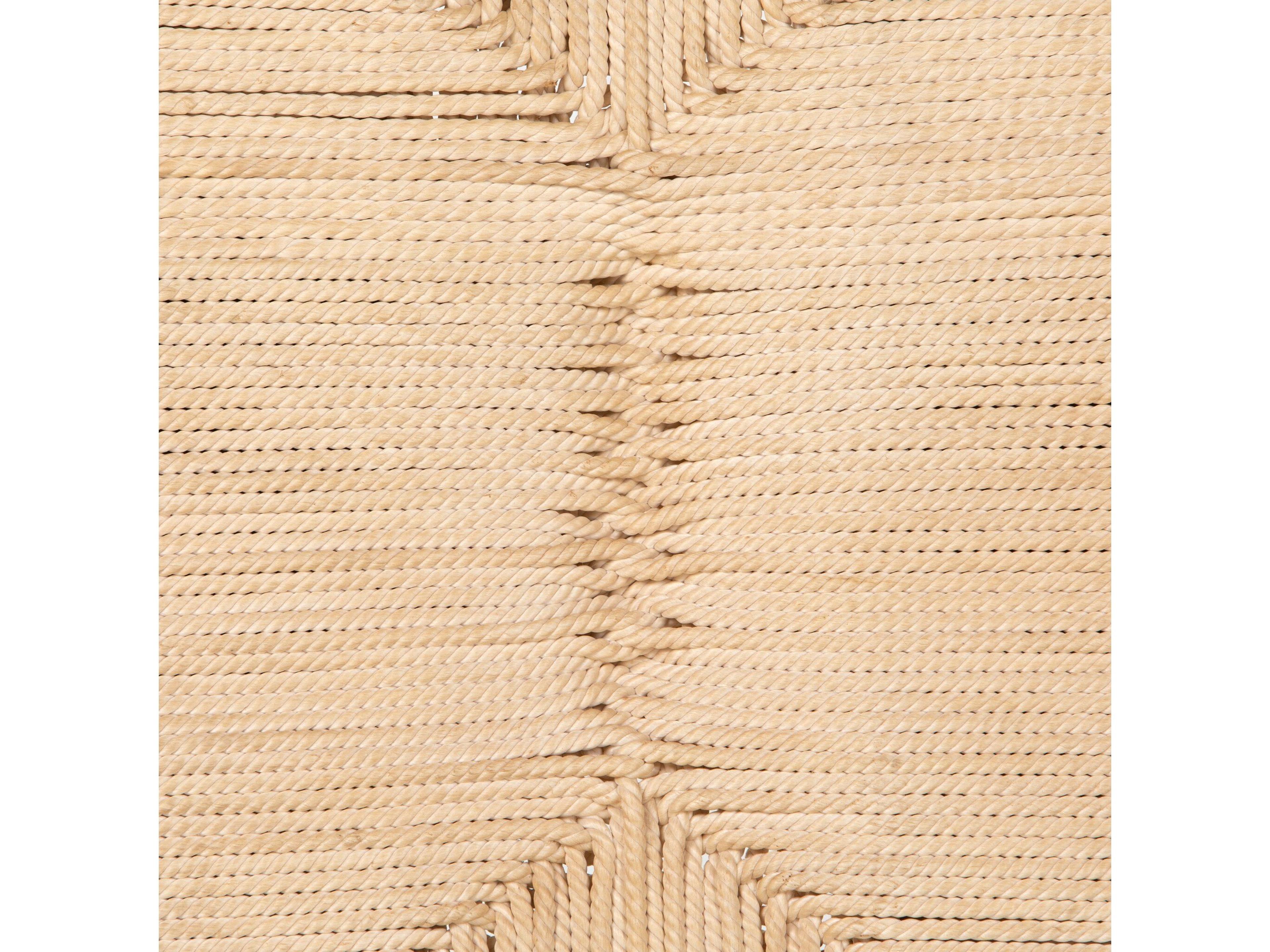 Four Hands Grass Roots Russet Mahogany Vintage Cotton Brown Accent Stool