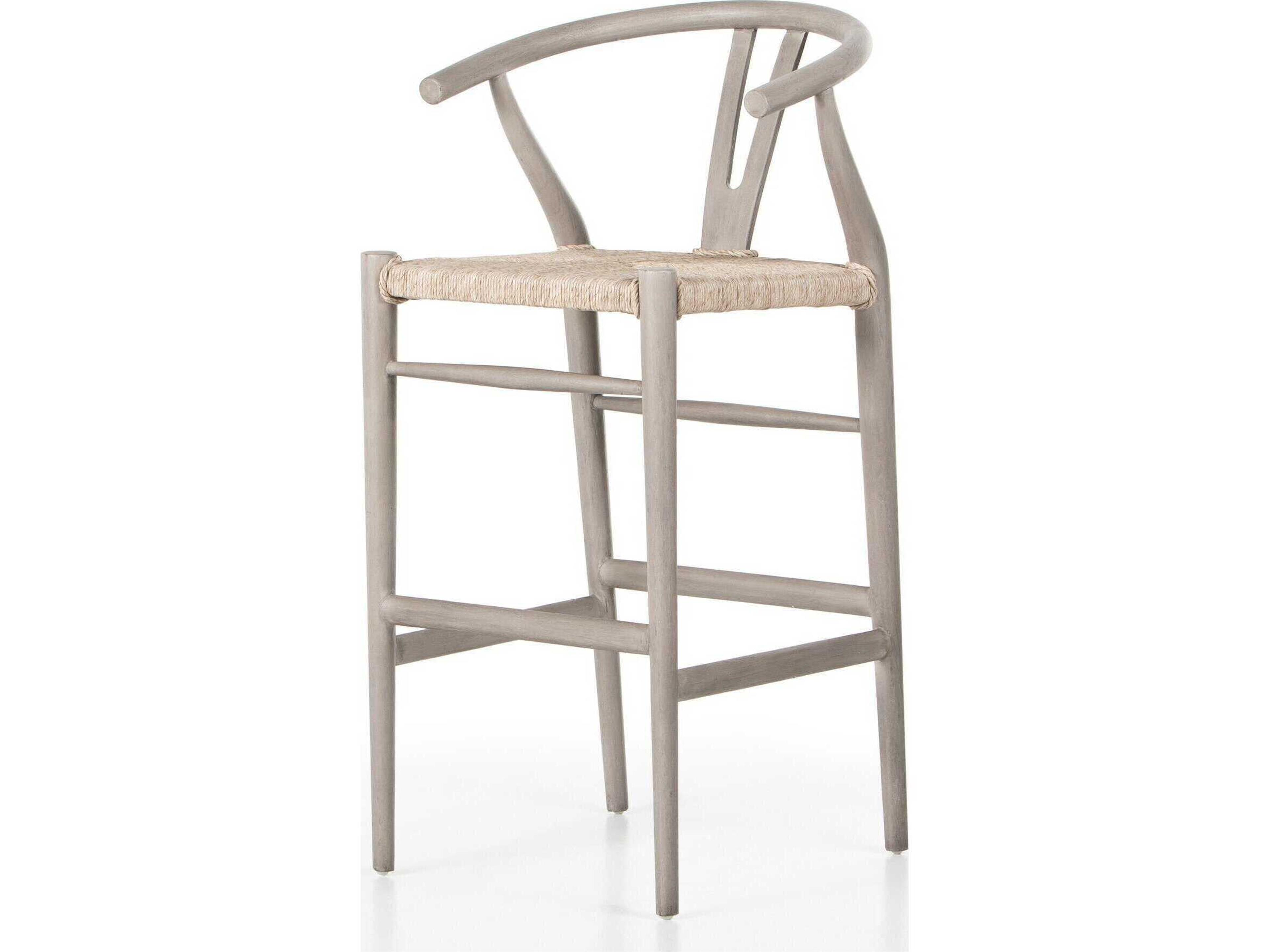 Grass Roots Muestra Weathered Grey Bar Stool