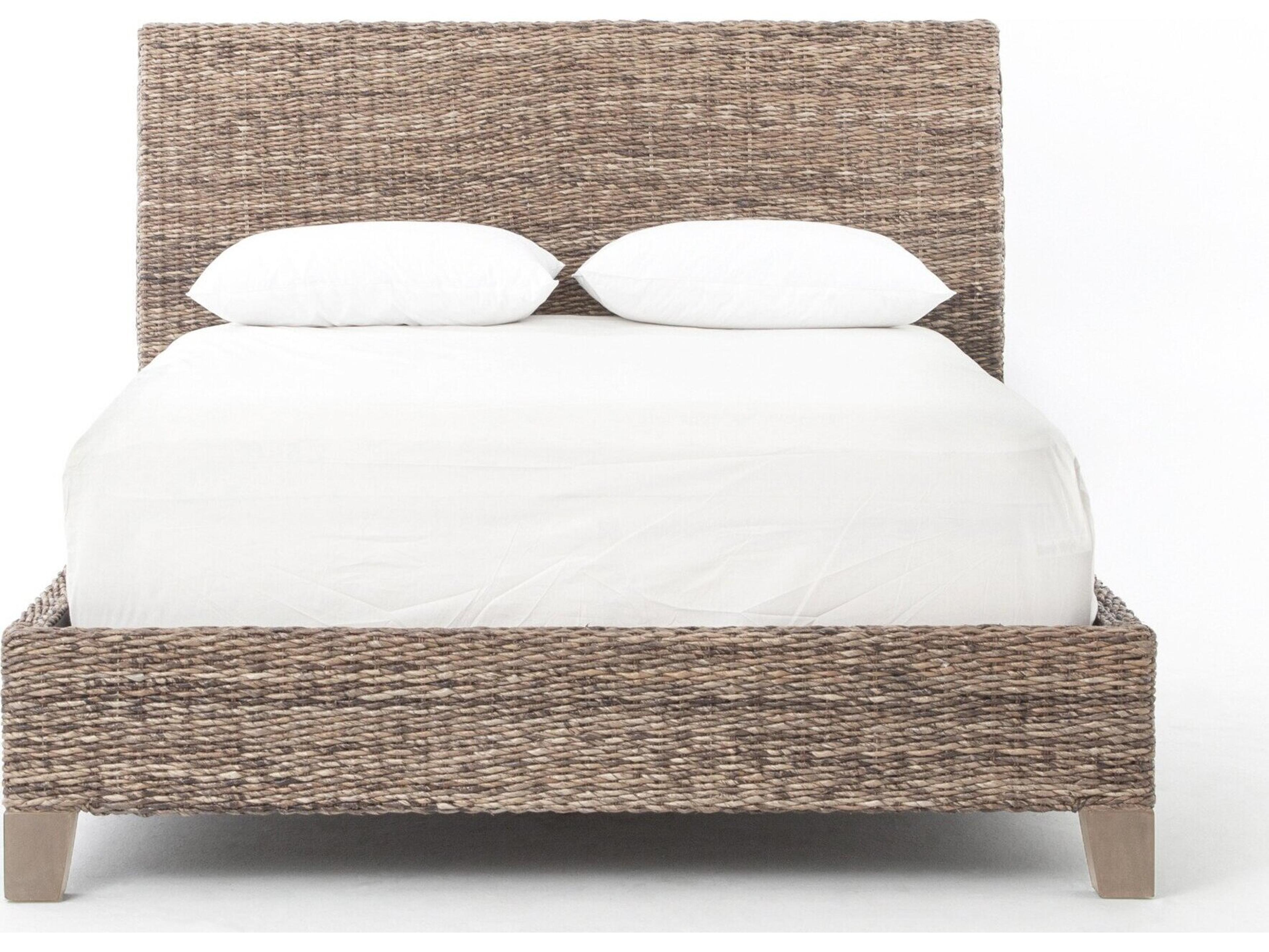 Four Hands Grass Roots Lanai Gray King Platform Bed