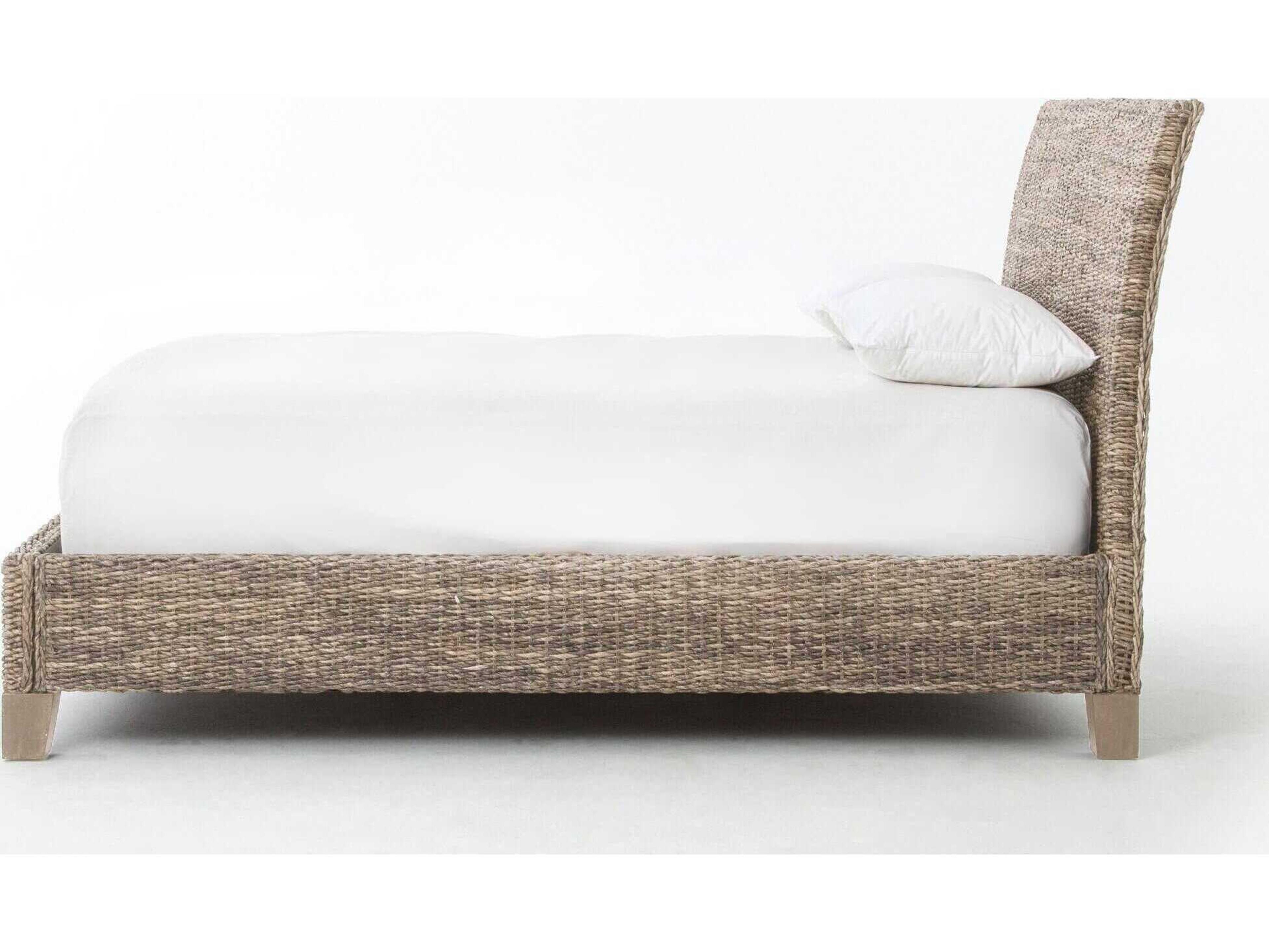 Four Hands Grass Roots Lanai Gray King Platform Bed