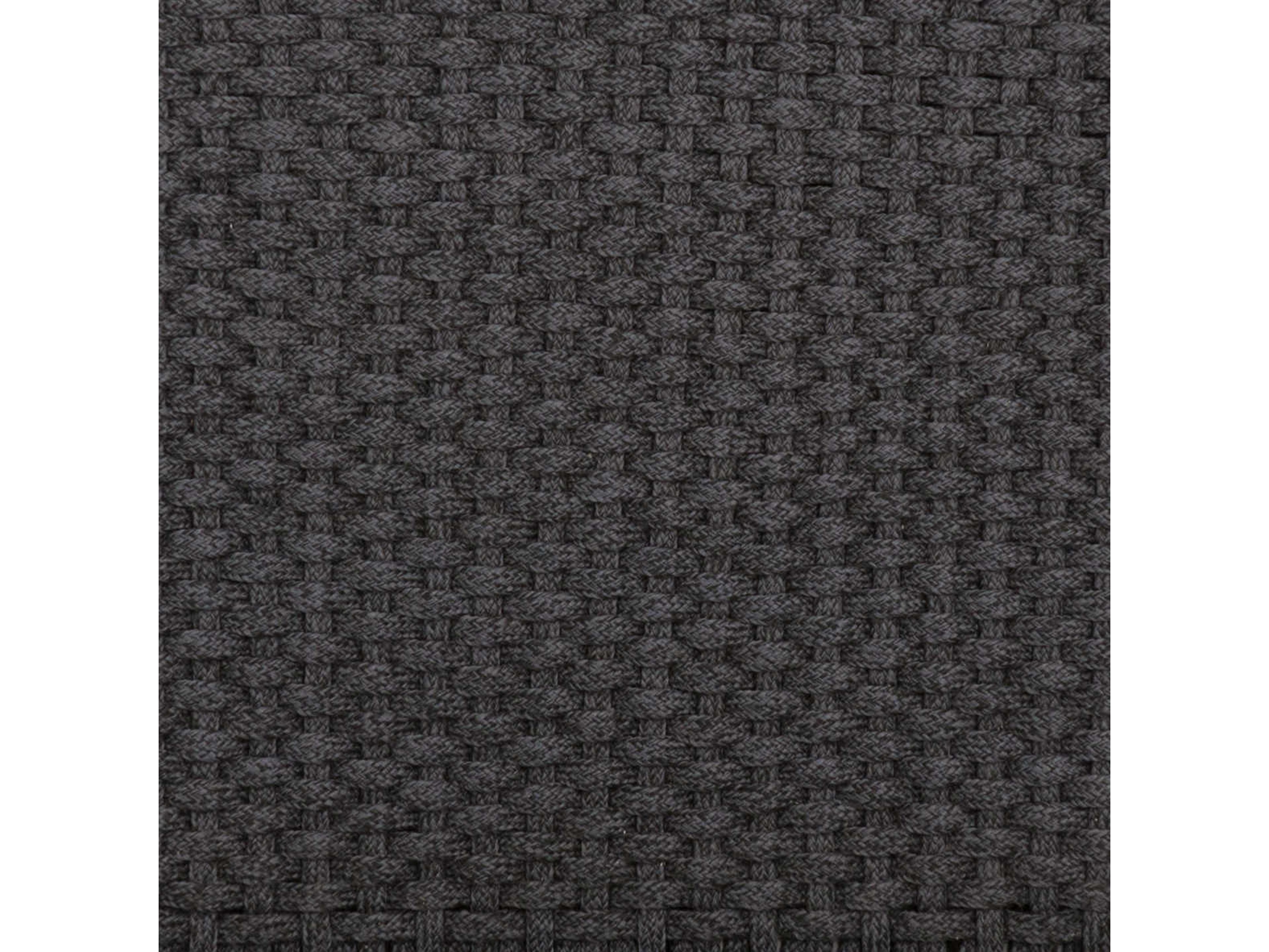 Four Hands Solano Delano Teak Wood Thick Dark Grey Rope Weathered Bar Stool