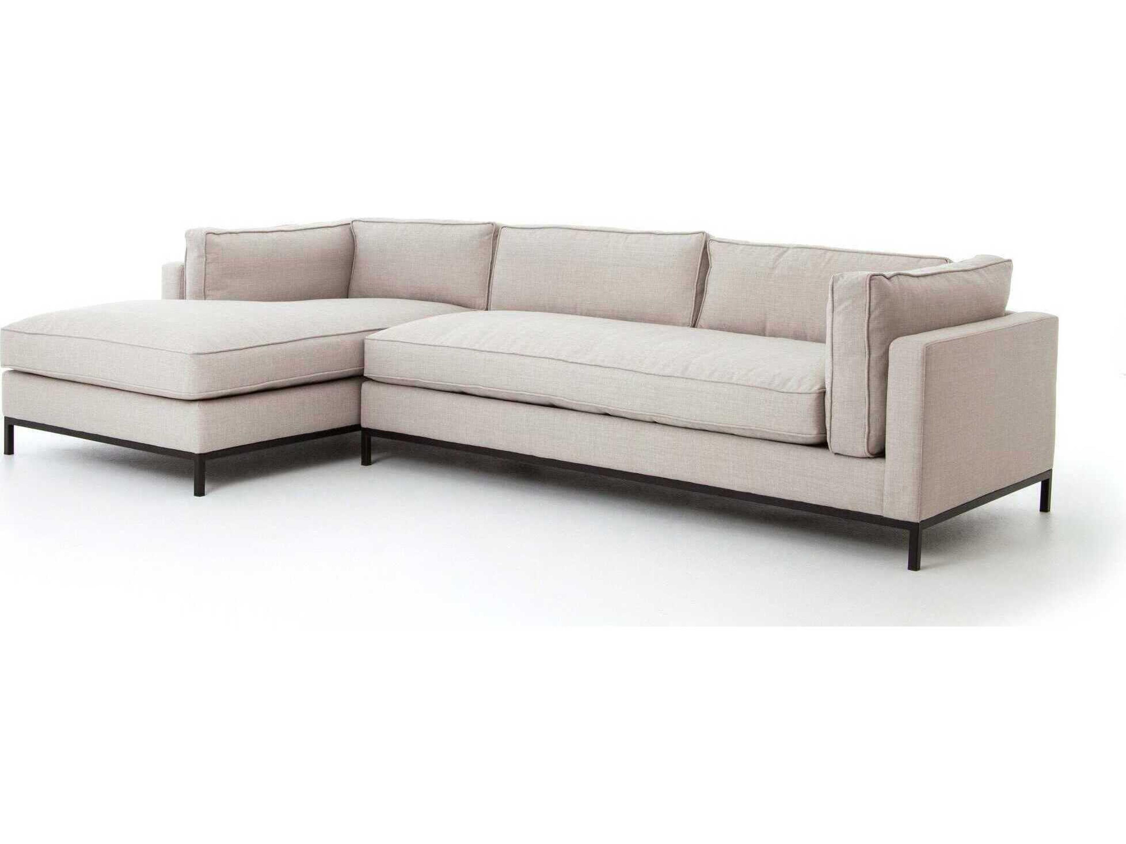 Atelier Beige Upholstered Sectional Sofa