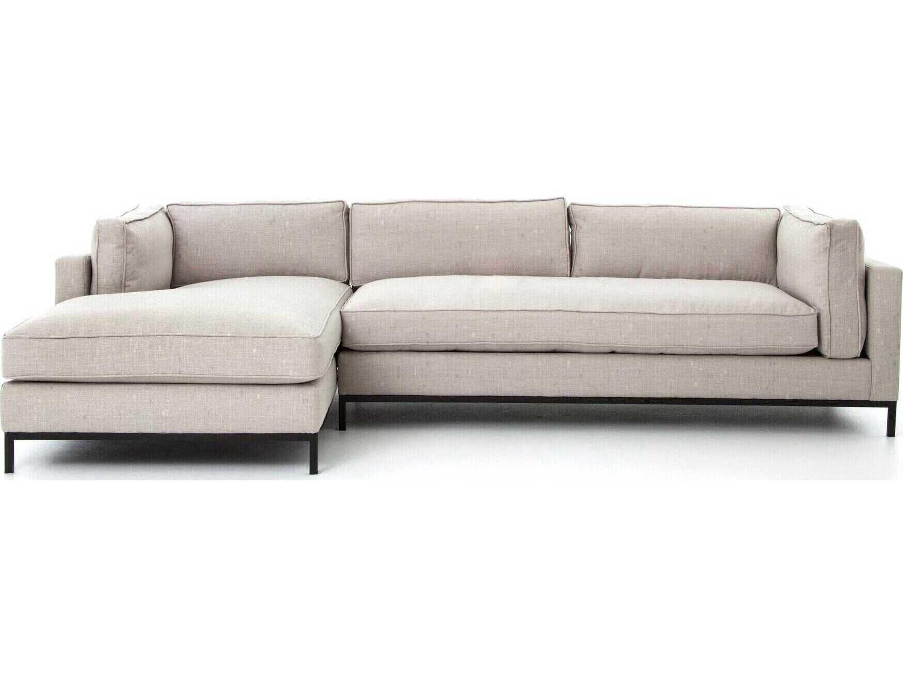 Four Hands Atelier Beige Upholstered Sectional Sofa