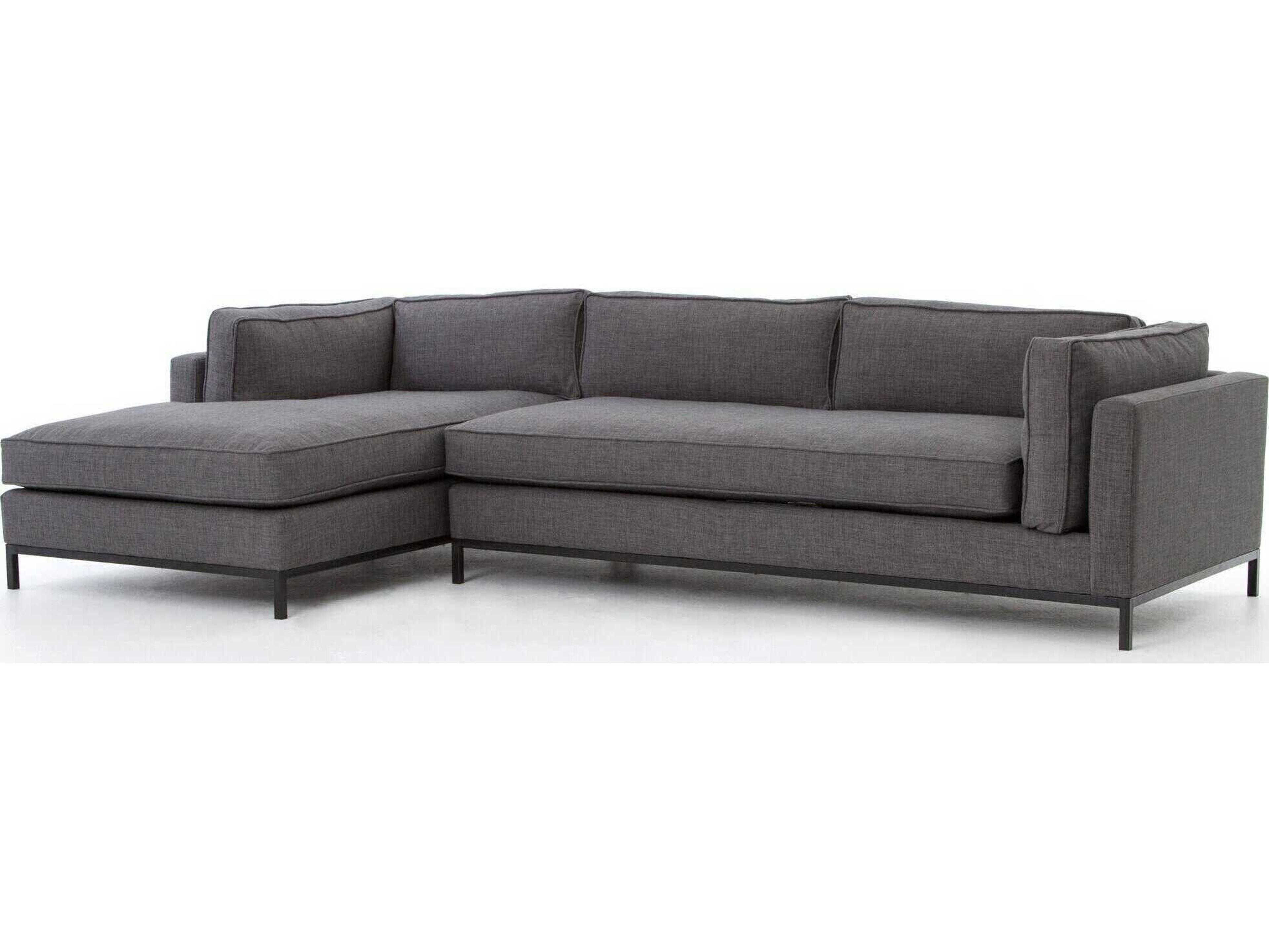 Atelier Gray Upholstered Sectional Sofa