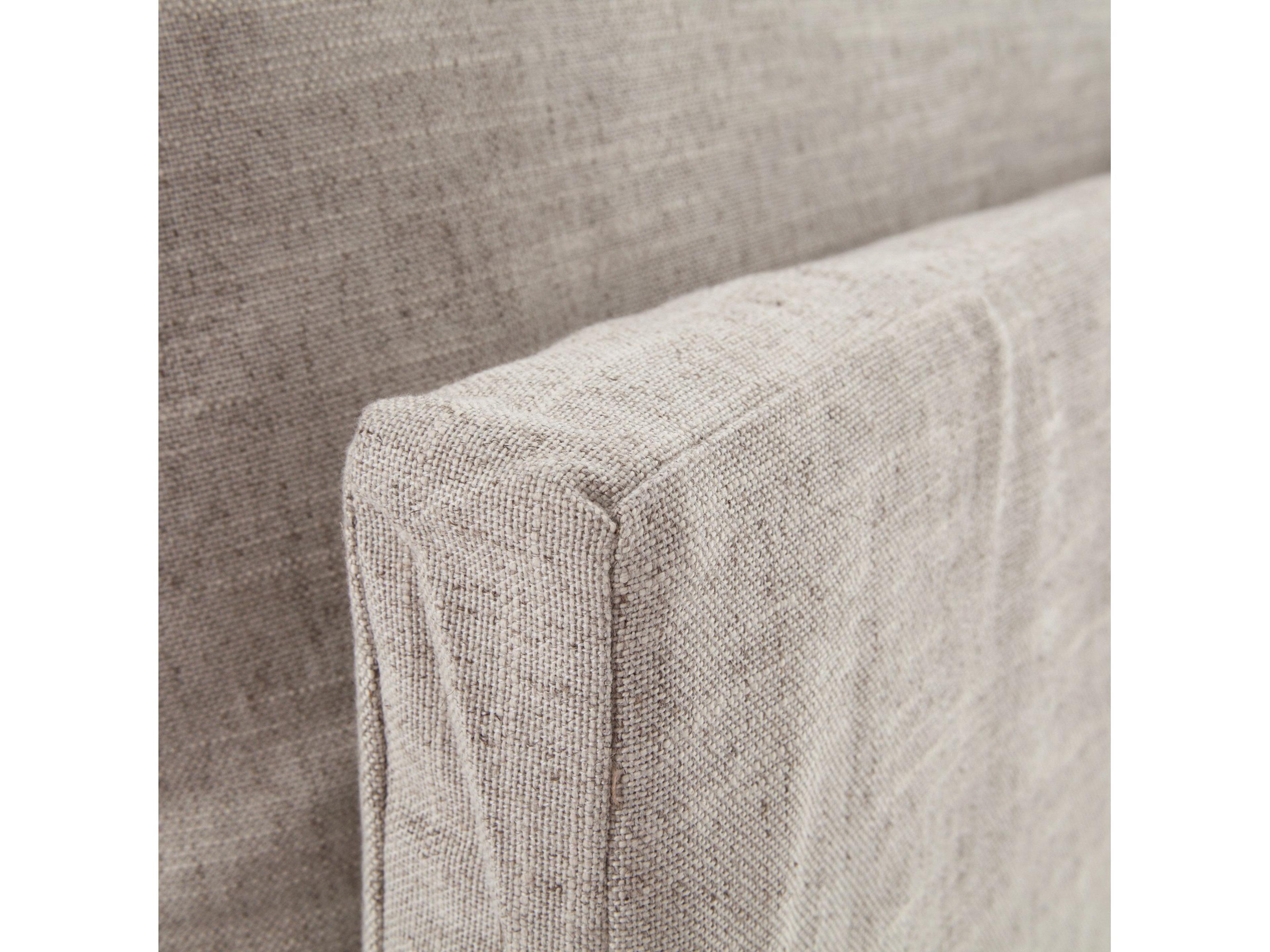 Four Hands Atelier Habitat Valley Nimbus Espresso Gray Upholstered Sofa