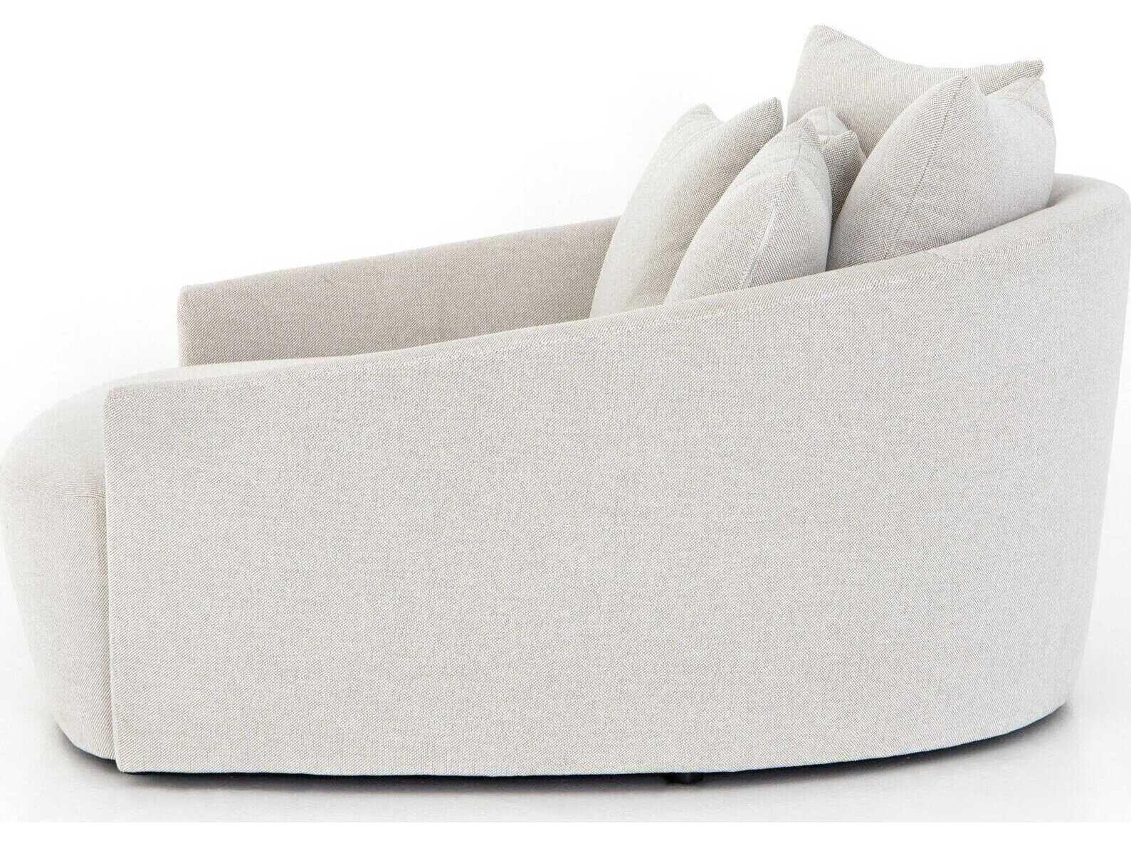 Four Hands Atelier Chloe Delta Bisque Cream Upholstered Chaise