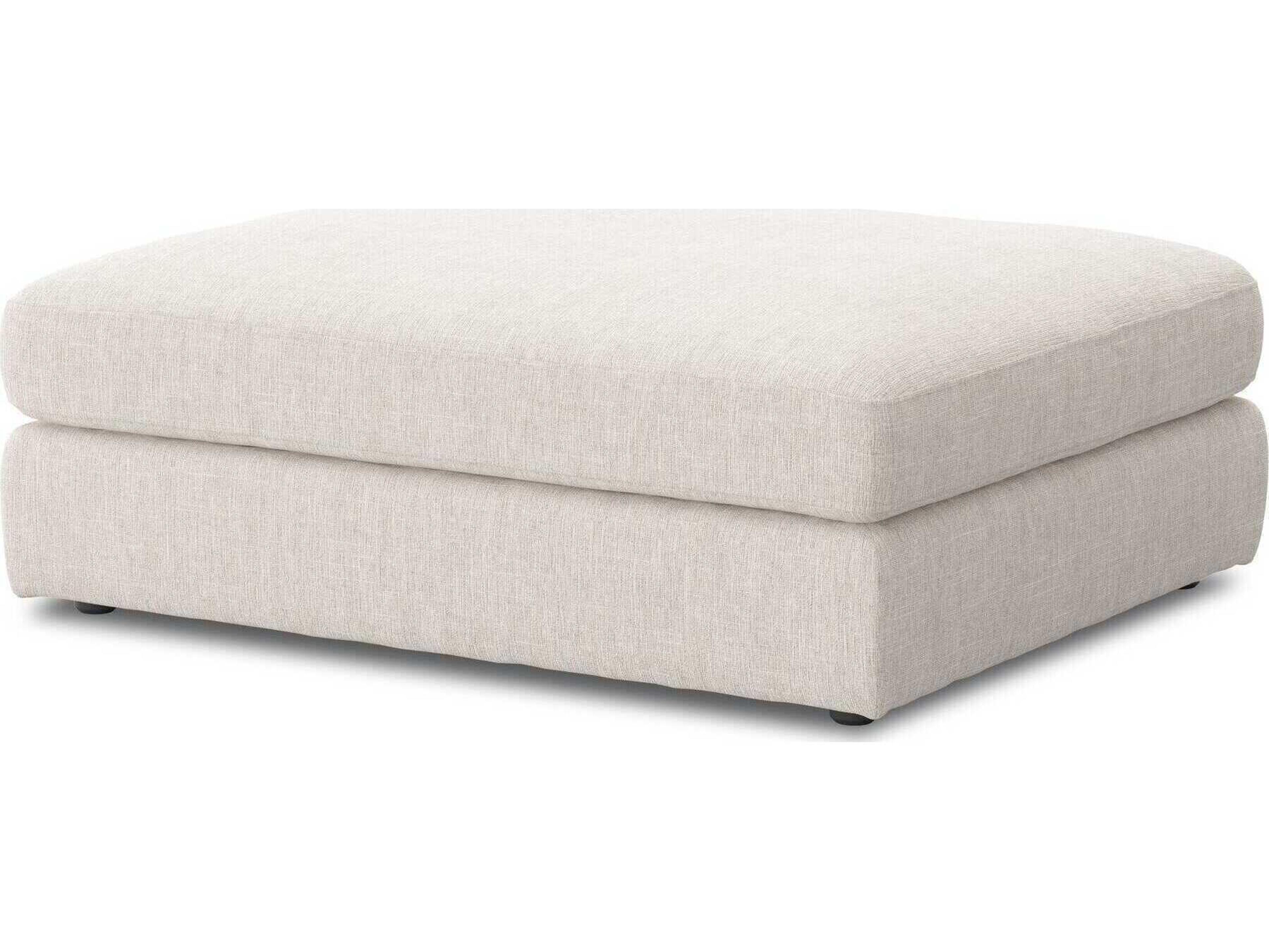 Atelier Bloor Essence Natural Beige Upholstered Ottoman