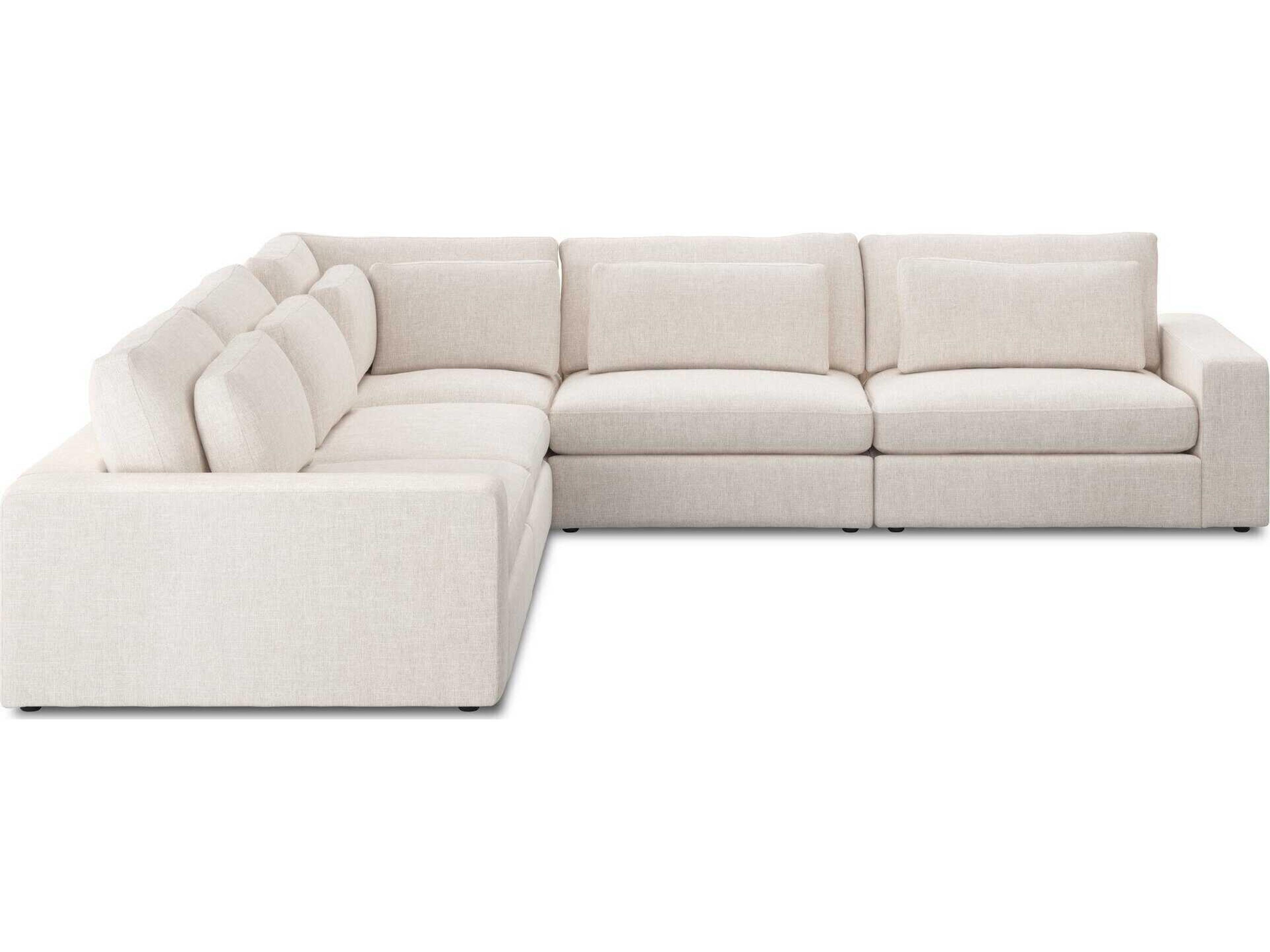 Four Hands Atelier Bloor 5 - Piece Beige Upholstered Sectional Sofa