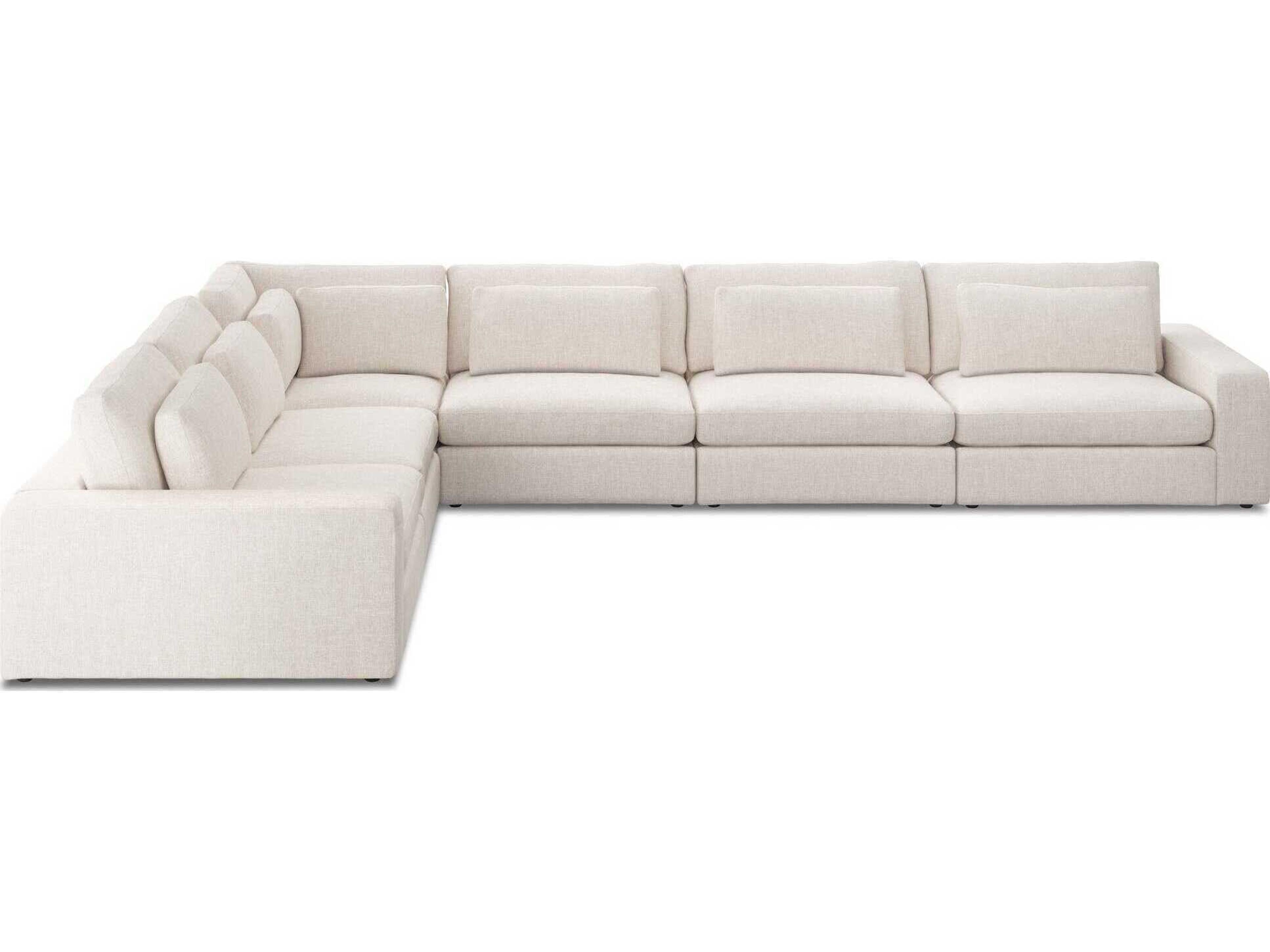 Four Hands Atelier Bloor 6 - Piece Beige Upholstered Sectional Sofa
