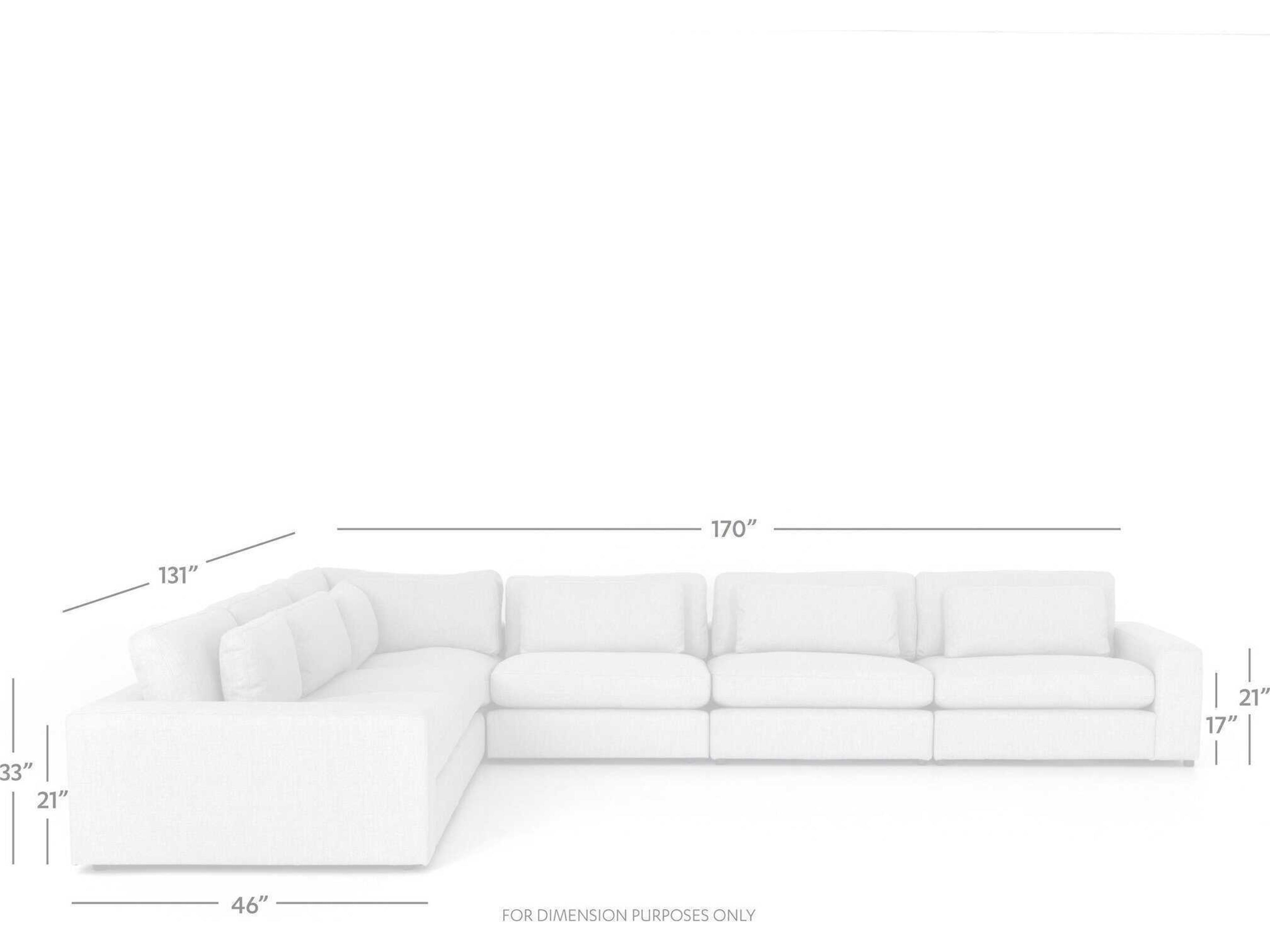 Four Hands Atelier Bloor 6 - Piece Beige Upholstered Sectional Sofa