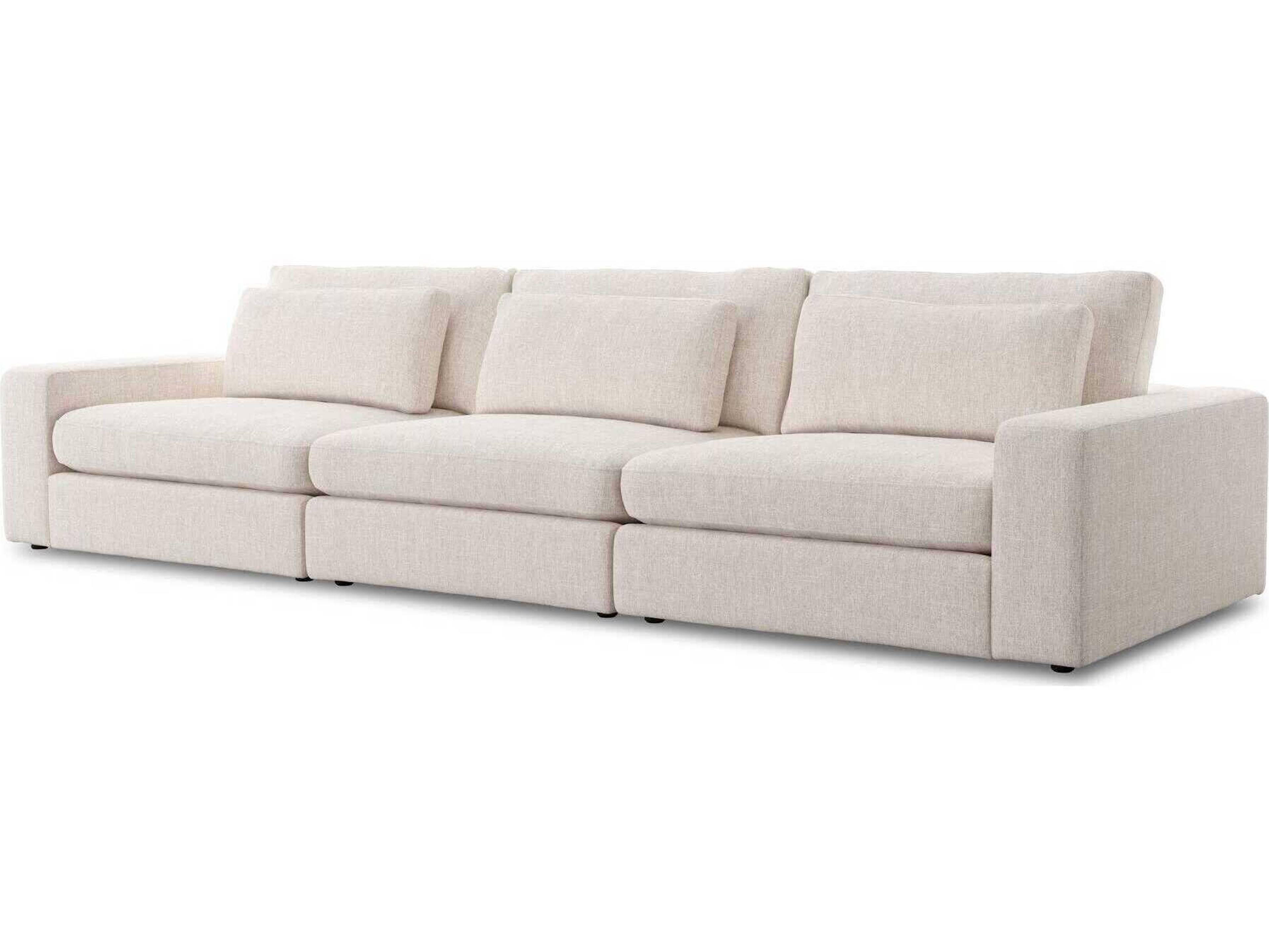 Atelier Bloor 3 - Piece Beige Upholstered Sectional Sofa