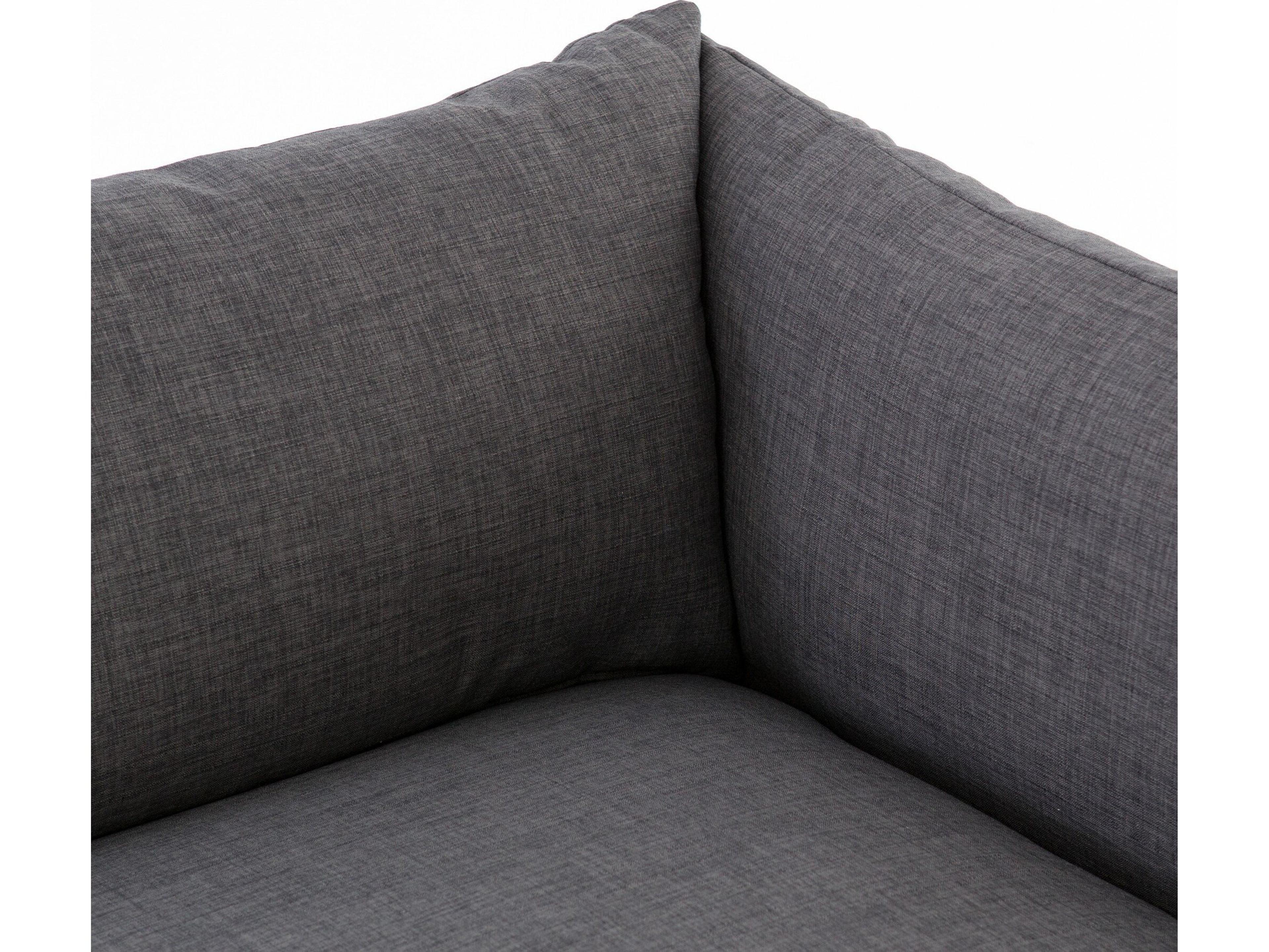 Four Hands Atelier Westwood 3 - Piece Gray Upholstered Sectional Sofa with Ottoman